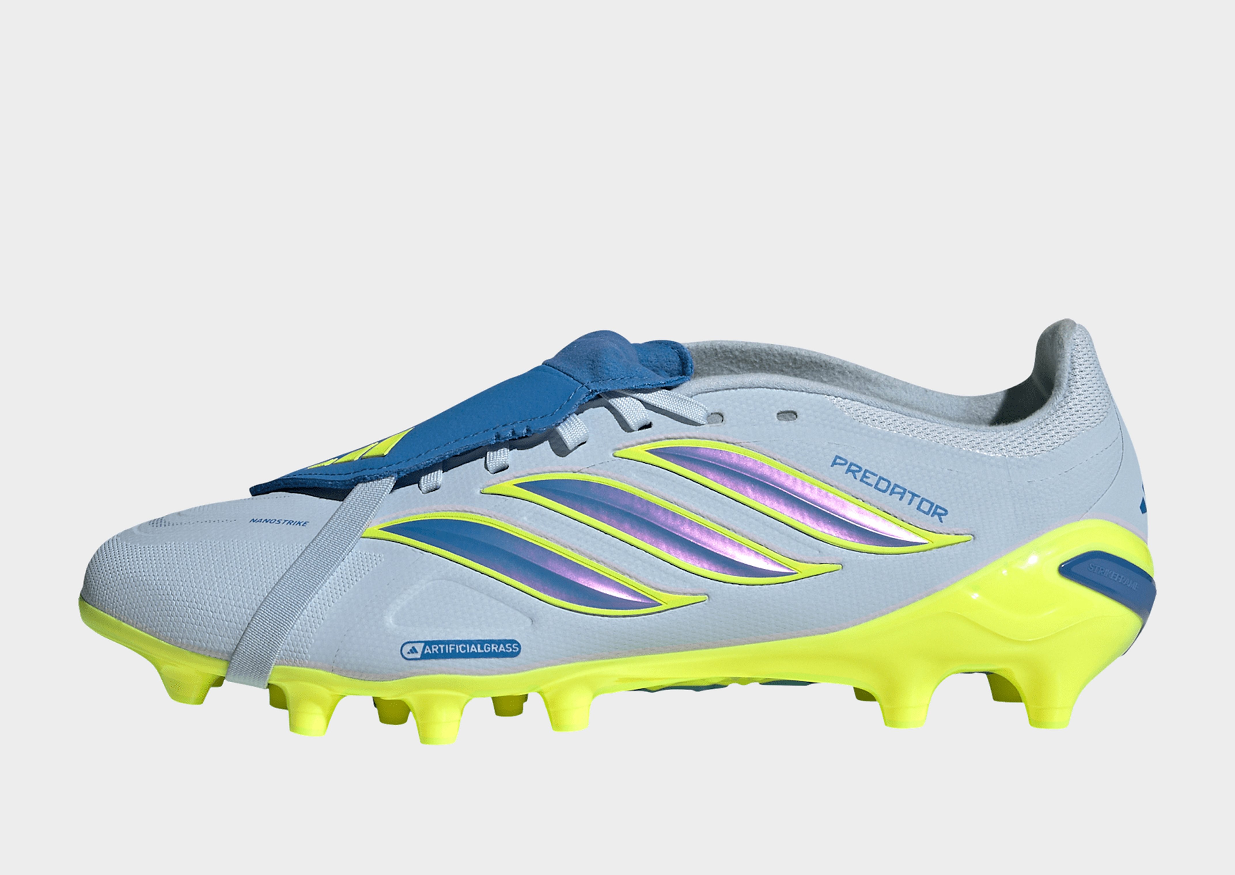 Adidas Scarpe Da Calcio Predator League Con Linguetta Ripiegabile Per Superfici IN Erba Artificiale - Blu, Blu
