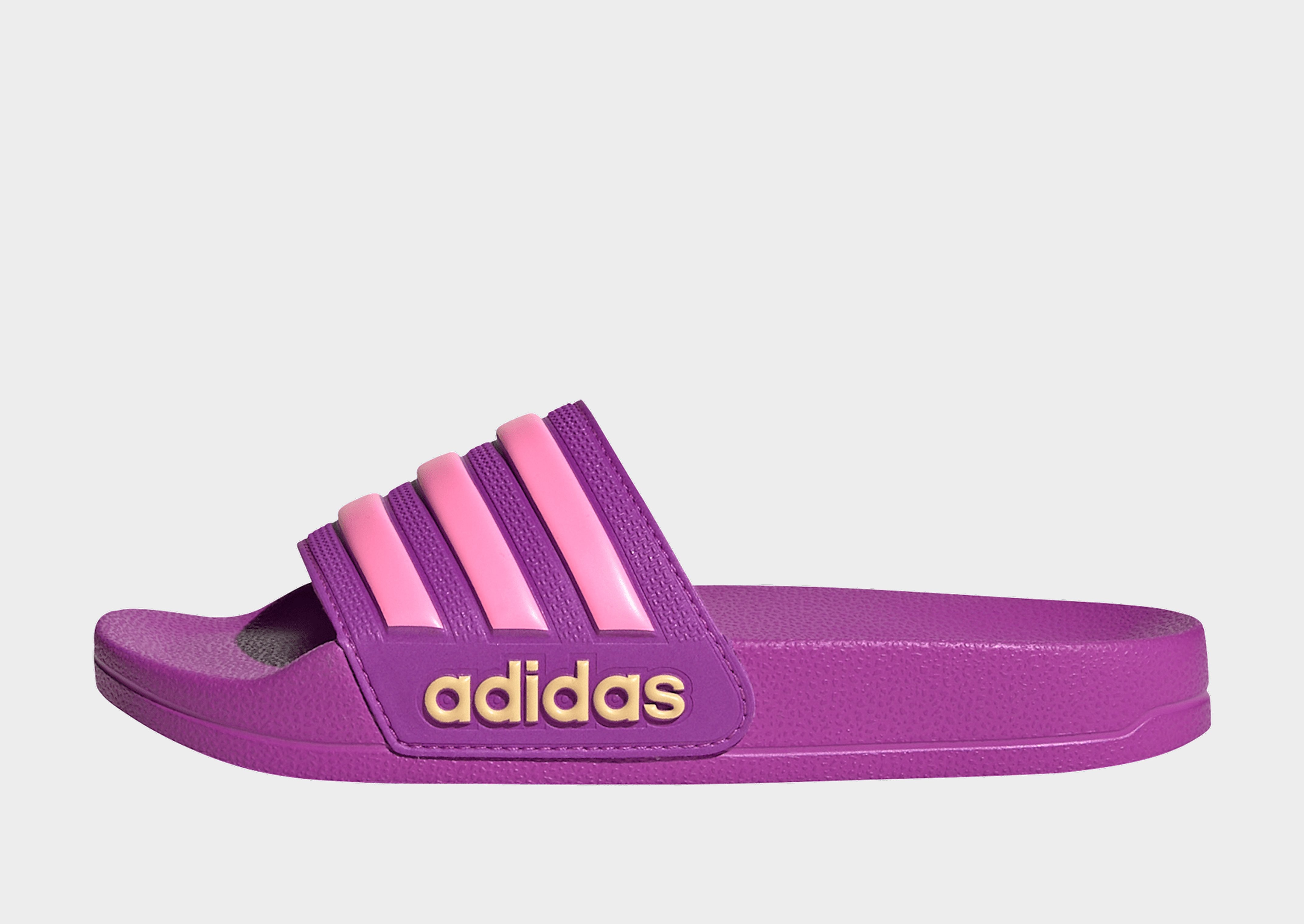 Adidas Bambino Viola Adilette Ciabatte Taglia 32, JD Sports