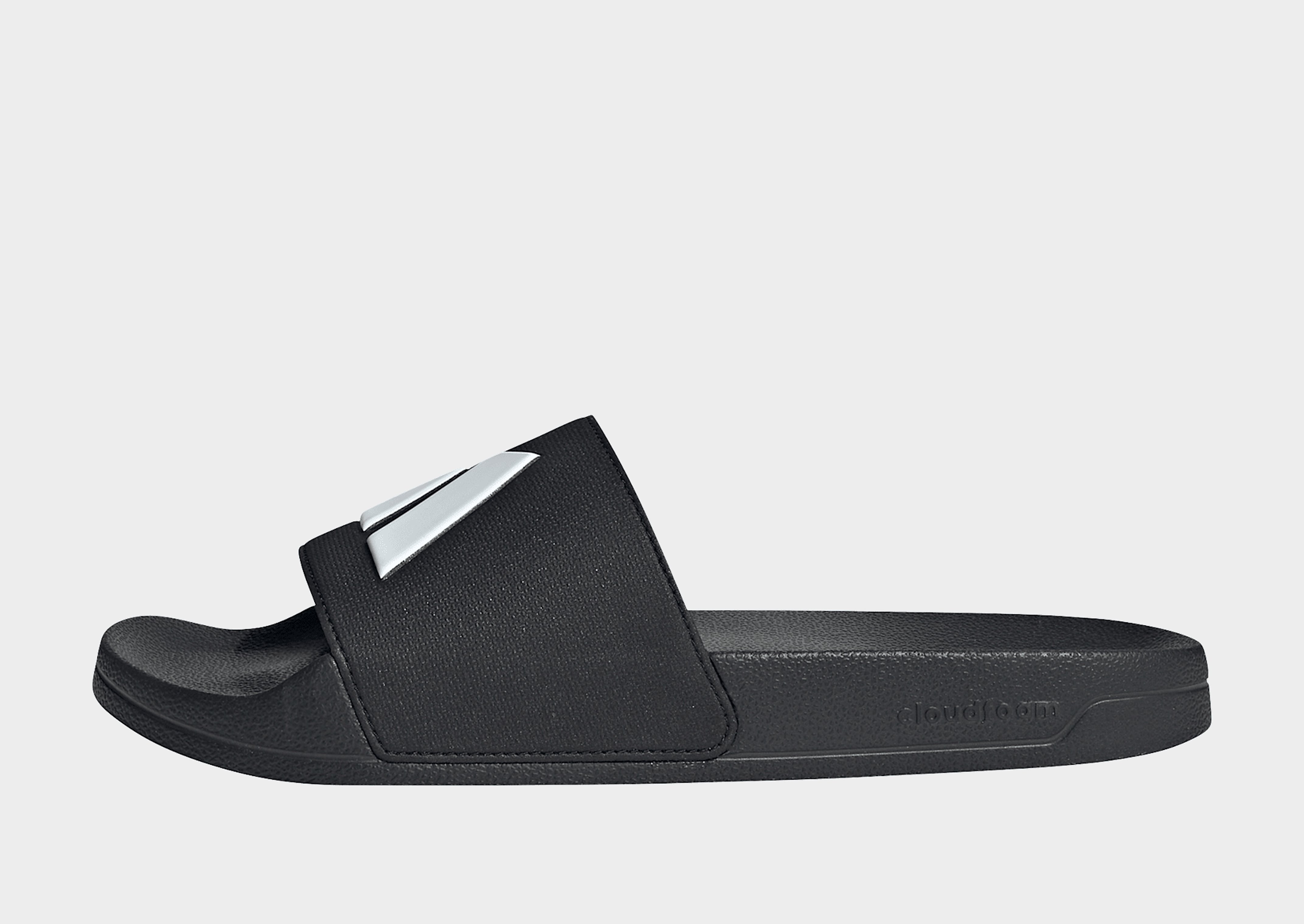 Adidas Unisex Nero/Multicolore/Bianco Pantofole, Scivoli Da Doccia Adilette, (38) - Immagine 3