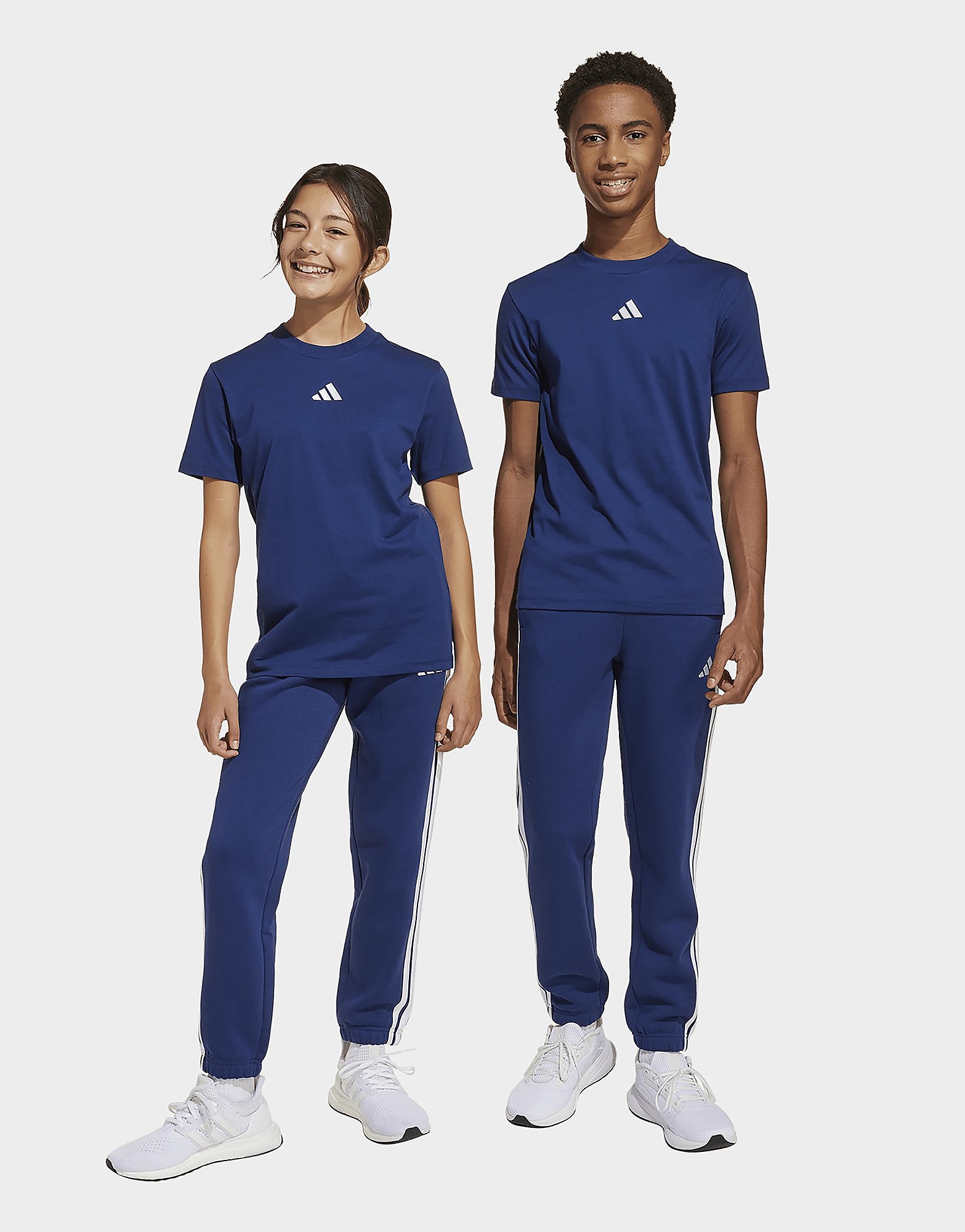 Adidas Blu Pantaloni Da Jogging Per Bambini Essentials - Immagine 3