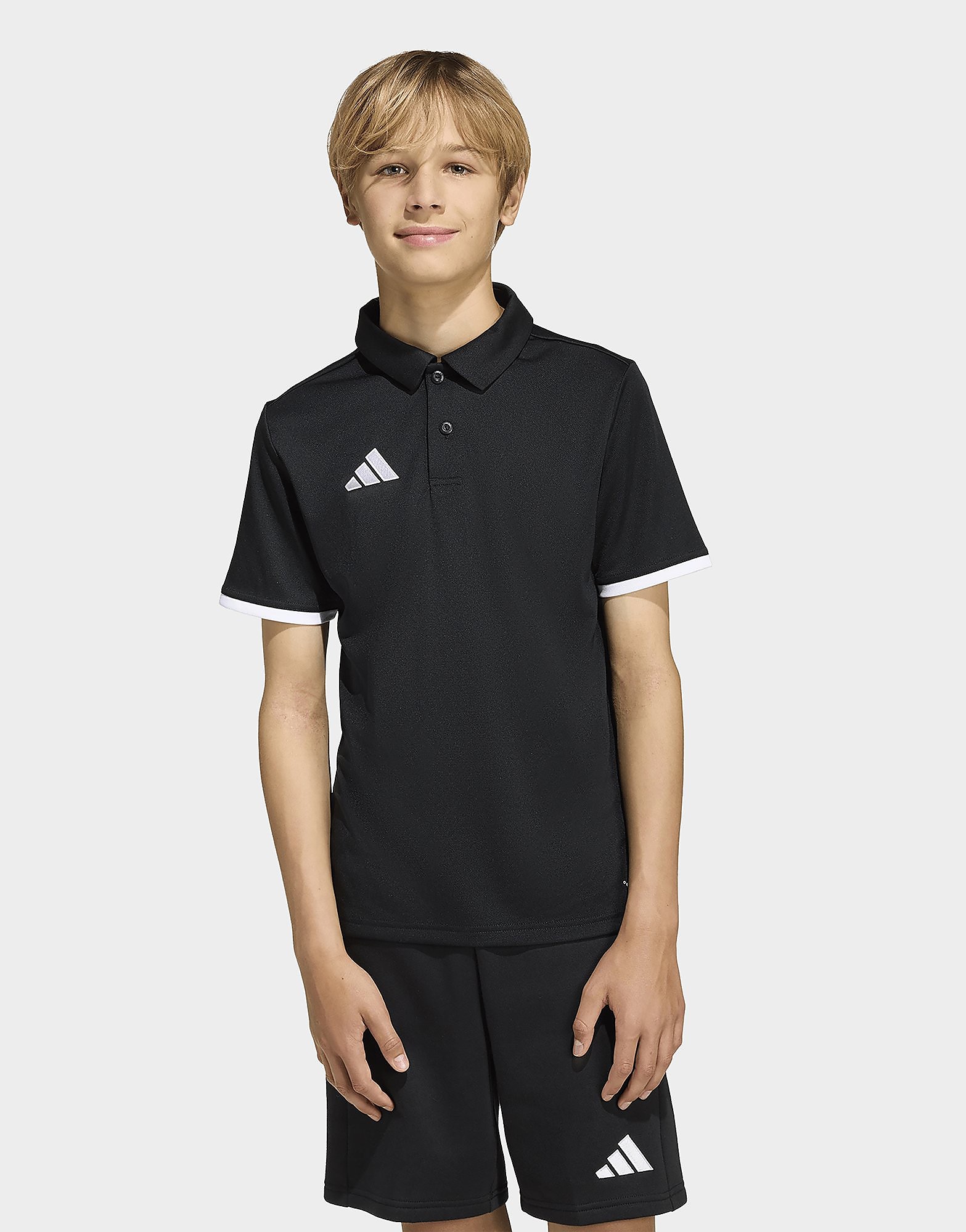 Adidas Bambino Nero Polo Entrada26 Taglia 13-14Y, JD Sports