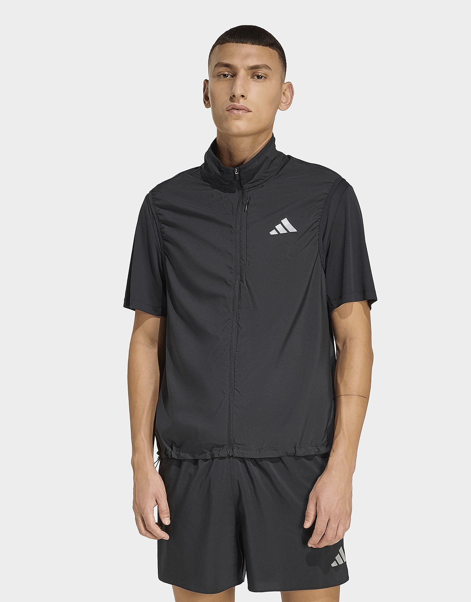 Adidas Gilet Essential Nero Uomo - Immagine 4
