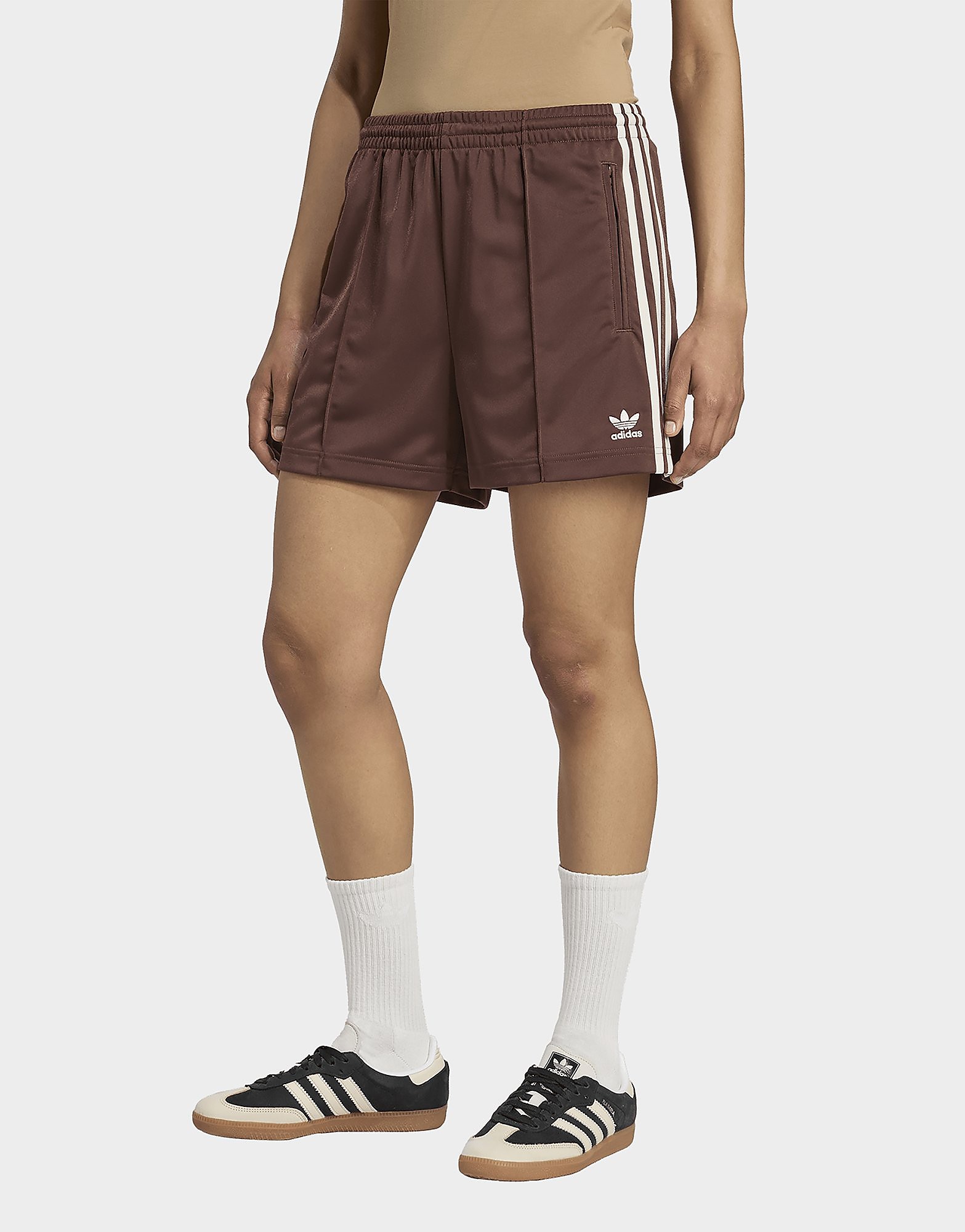 Adidas Womens Short Firebird - Marrone, marrone