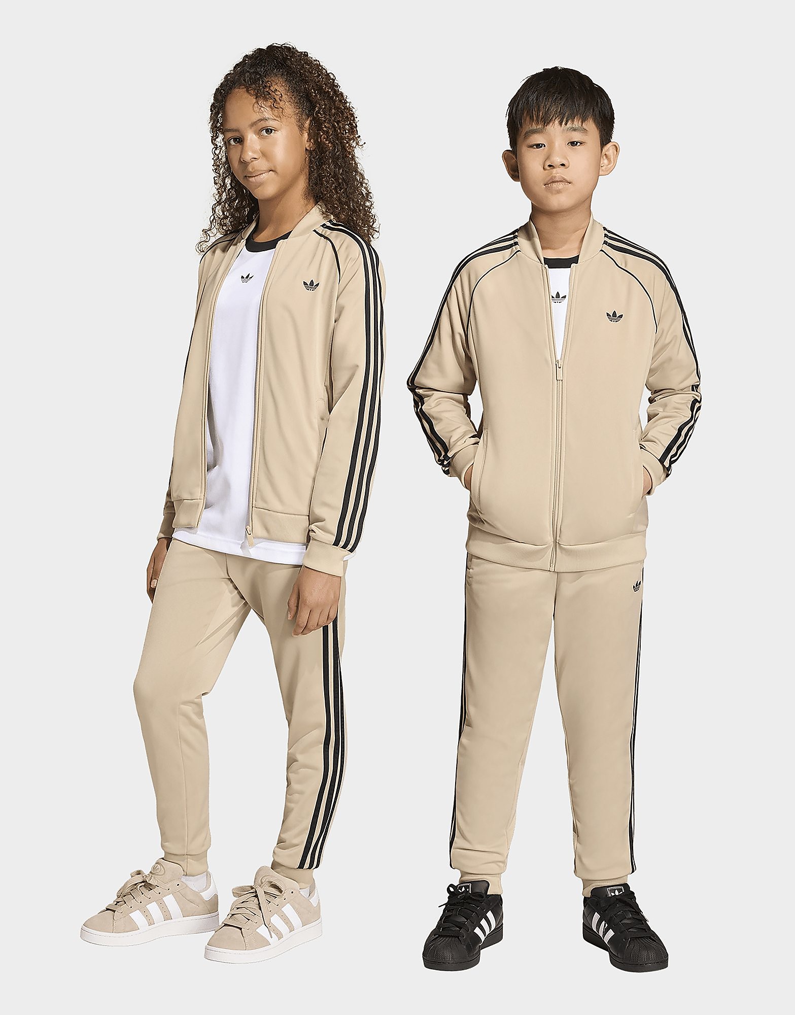 Adidas Track Pants Sst - Beige, Beige