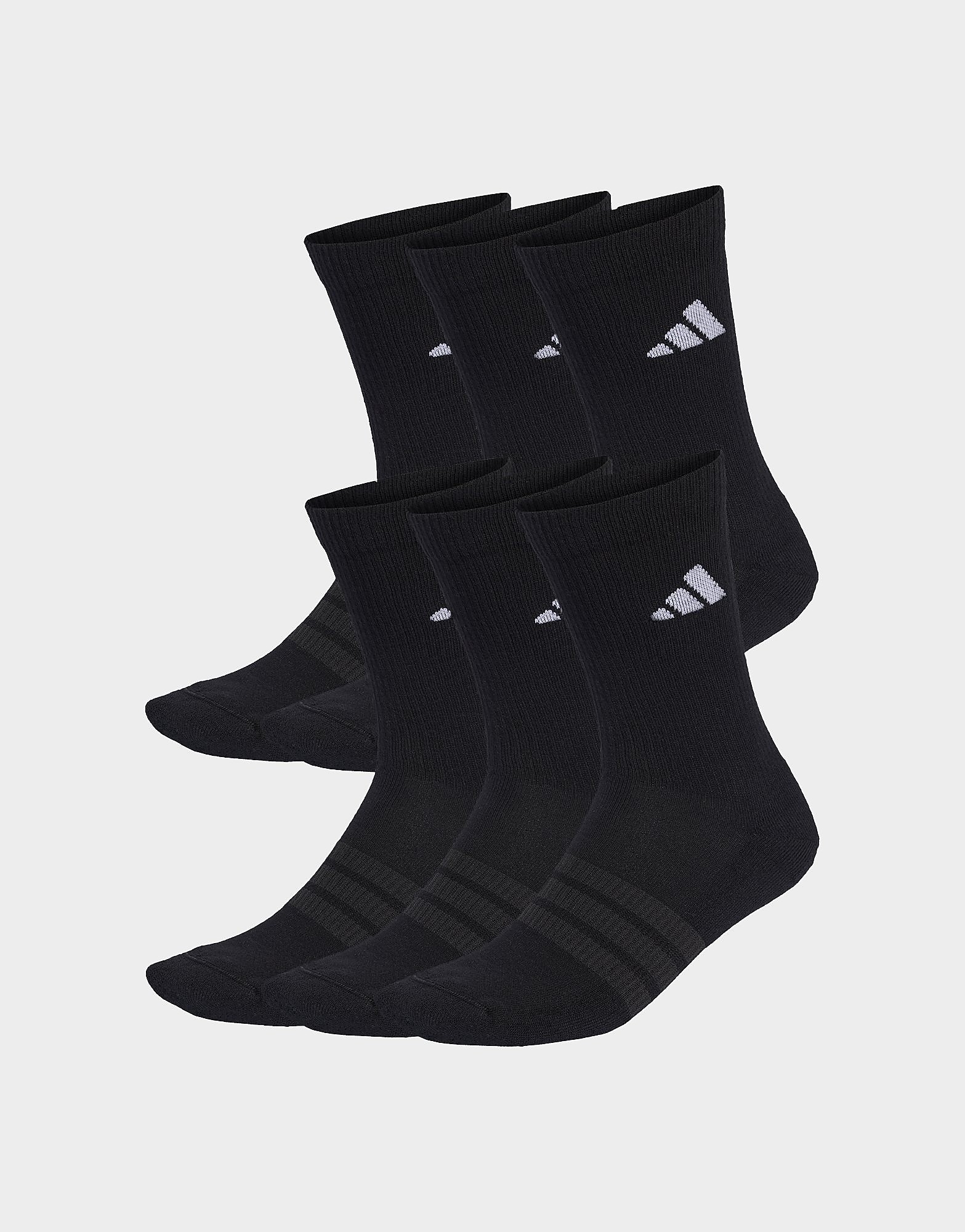 Adidas Performance Uomo Bianco Adidas Training - Confezione Da 6 Paia Di Calzini Imbottiti Neri E Bianchi - Immagine 3