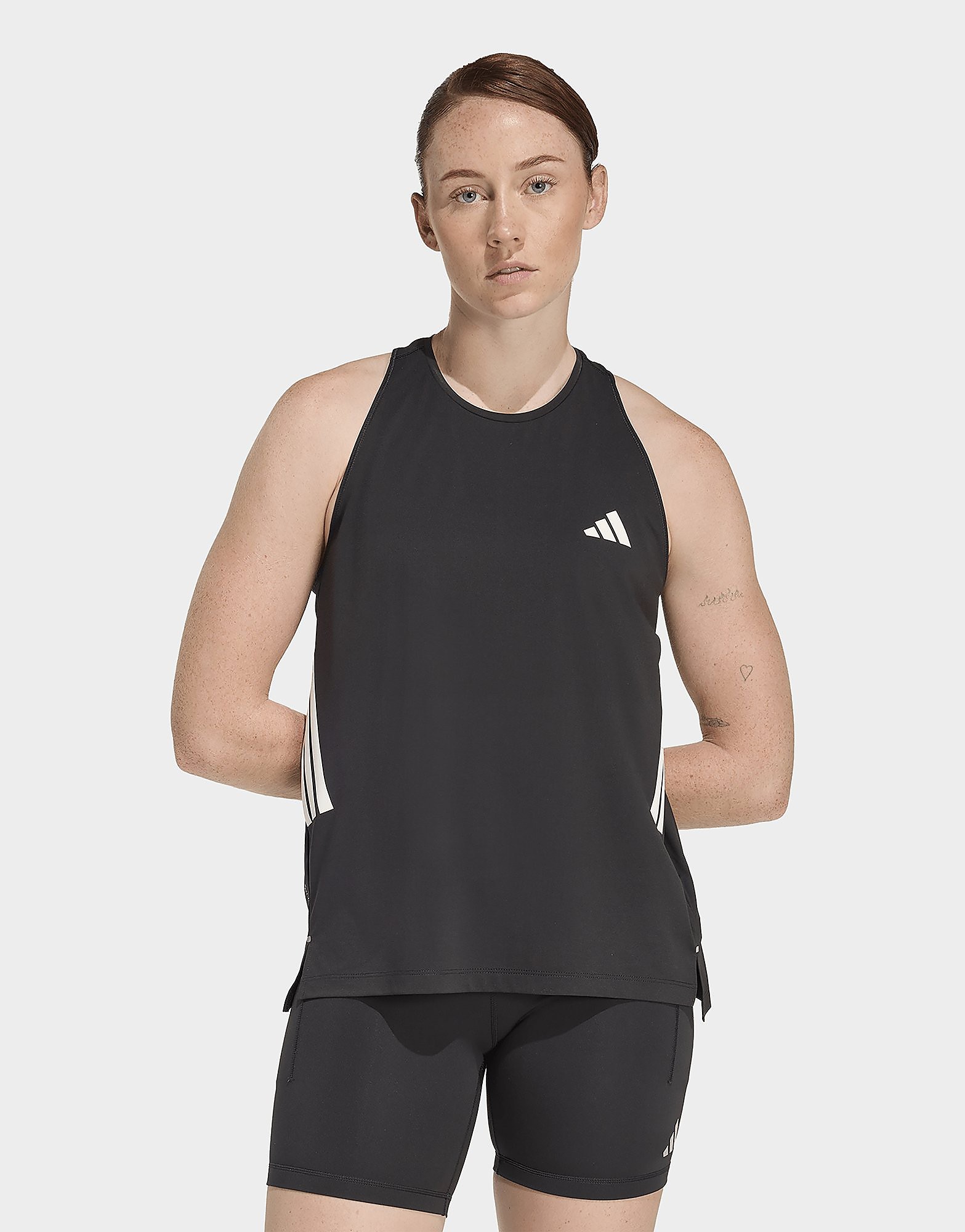 Adidas Donna Noir Canottiera Da Iconic - Immagine 2