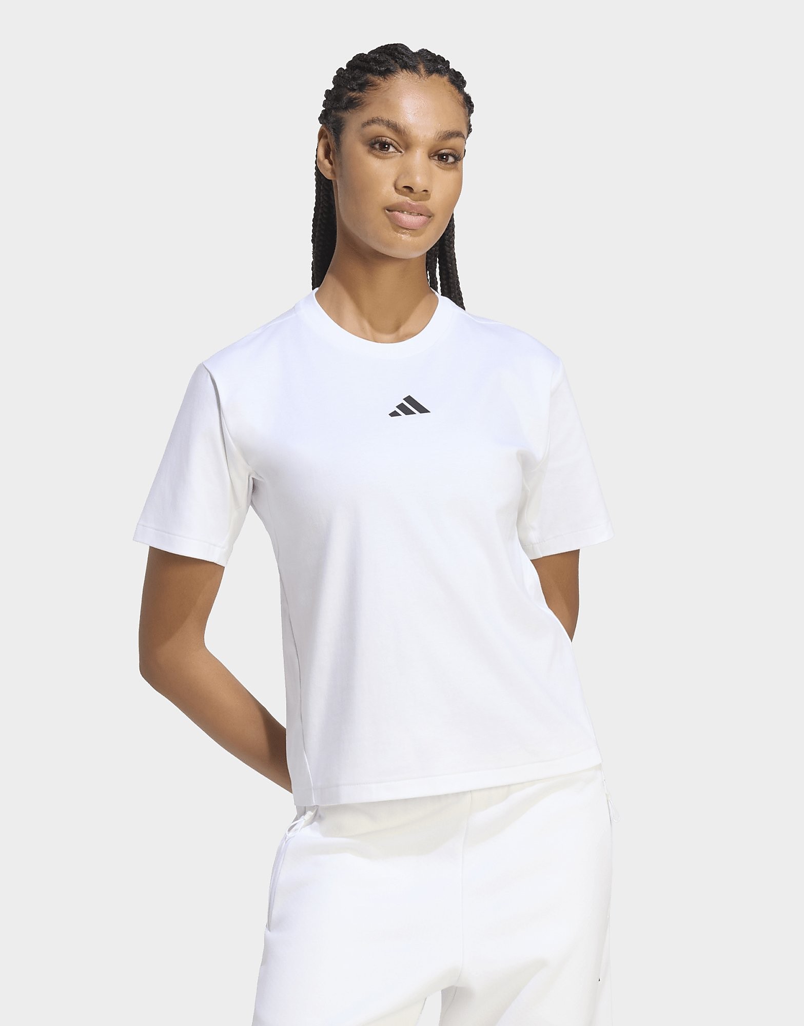 Adidas Performance Donna Bianco - Z.n.e. - T-Shirt Bianca - Immagine 3
