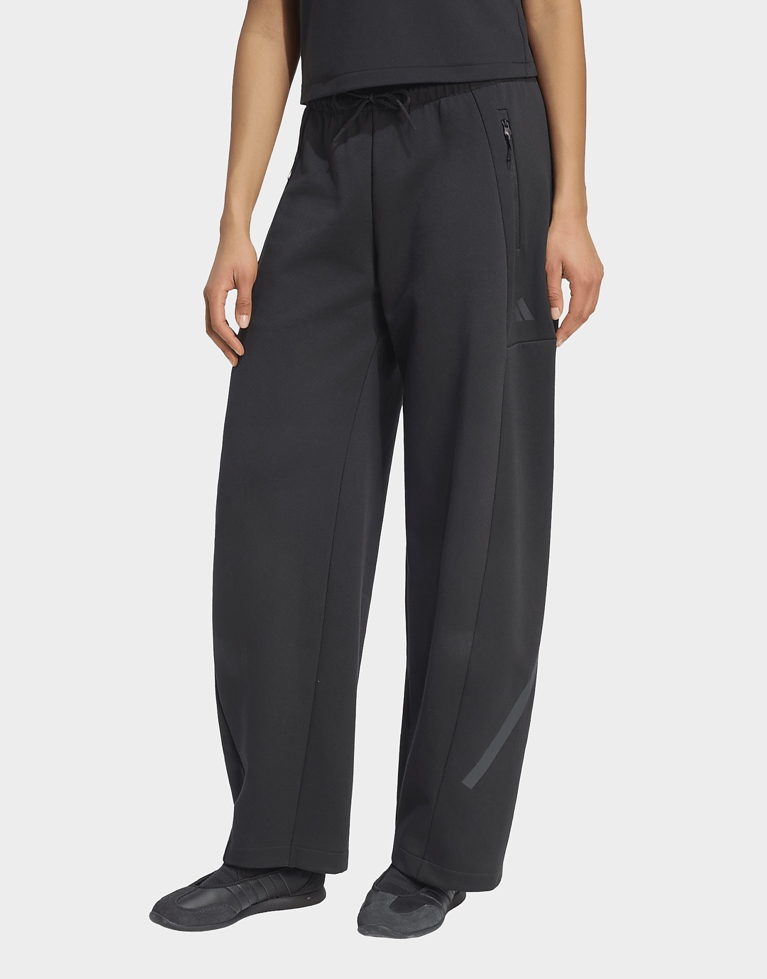 Adidas Donna Nero Womens Pantaloni Larghi Z.n.e. Taglia S, JD Sports