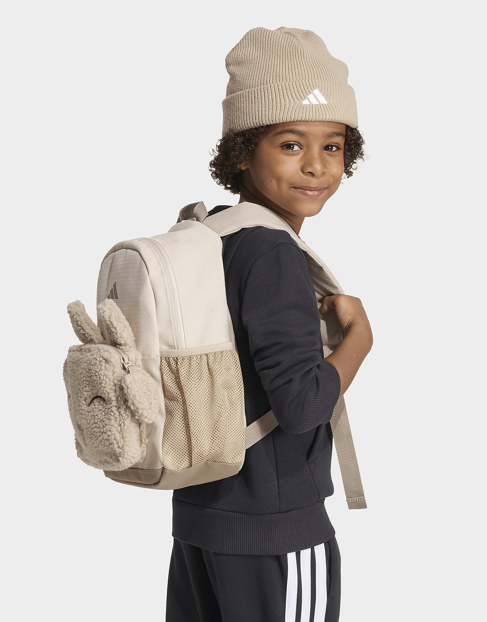 Adidas Zaino In Tessuto Felpato Per Bambini E Bambine - Marrone, Marrone