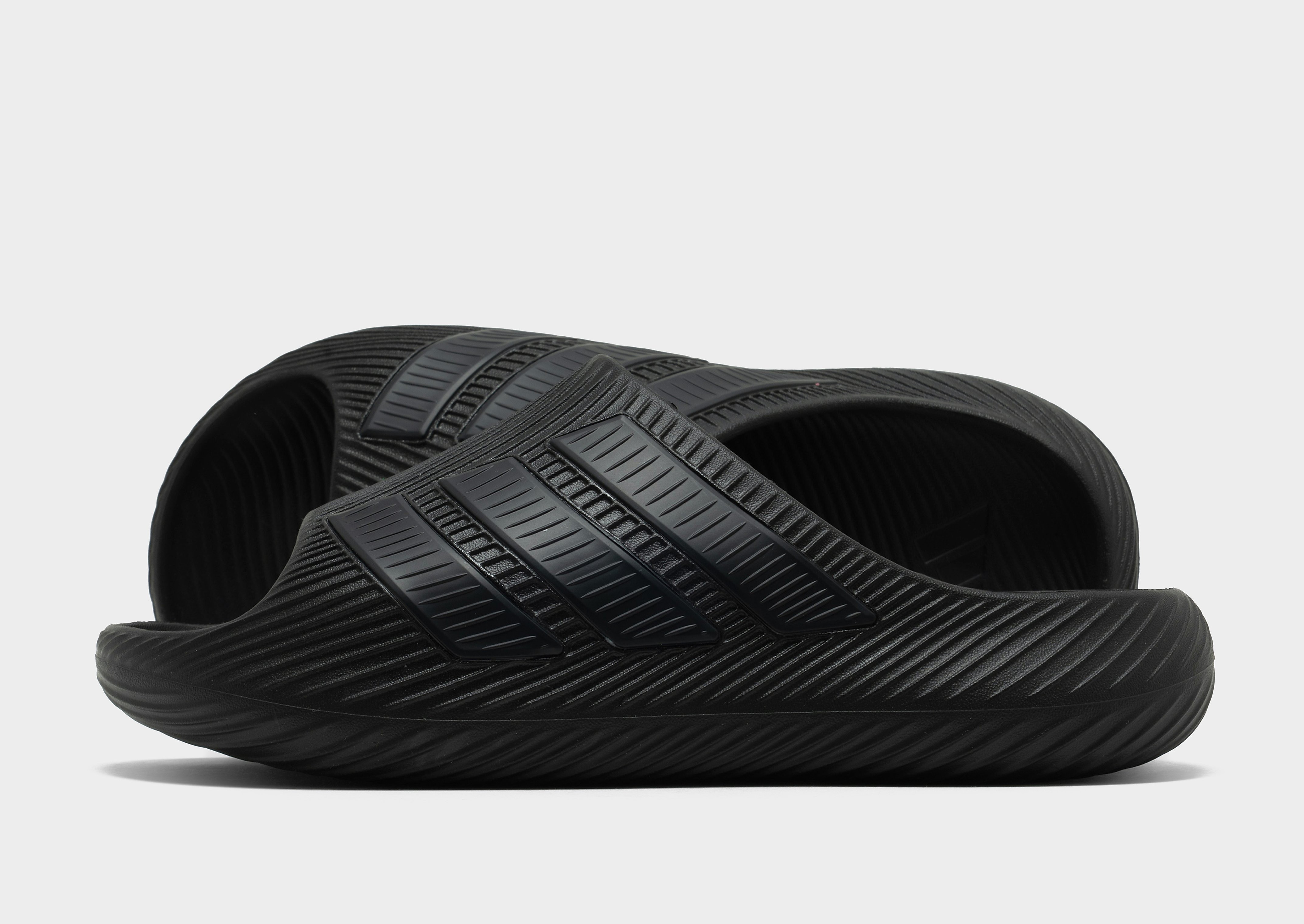 Ciabatte Adidas Sandales Purechill Synthétique Uomo Nero Taglia 40 1/2 - Immagine 3