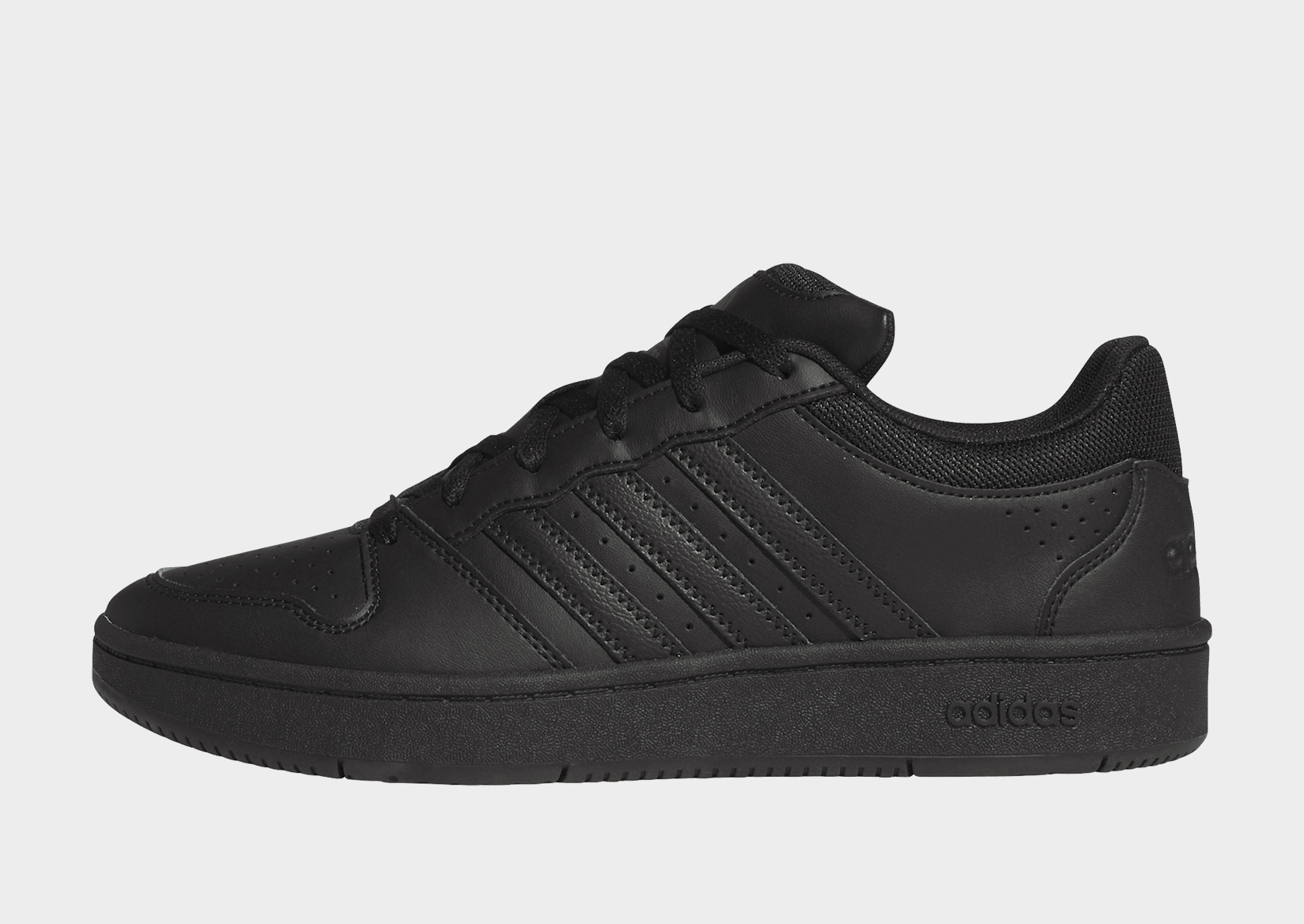 Mens Adidas Scarpe Hoops Classic - Nero, Nero