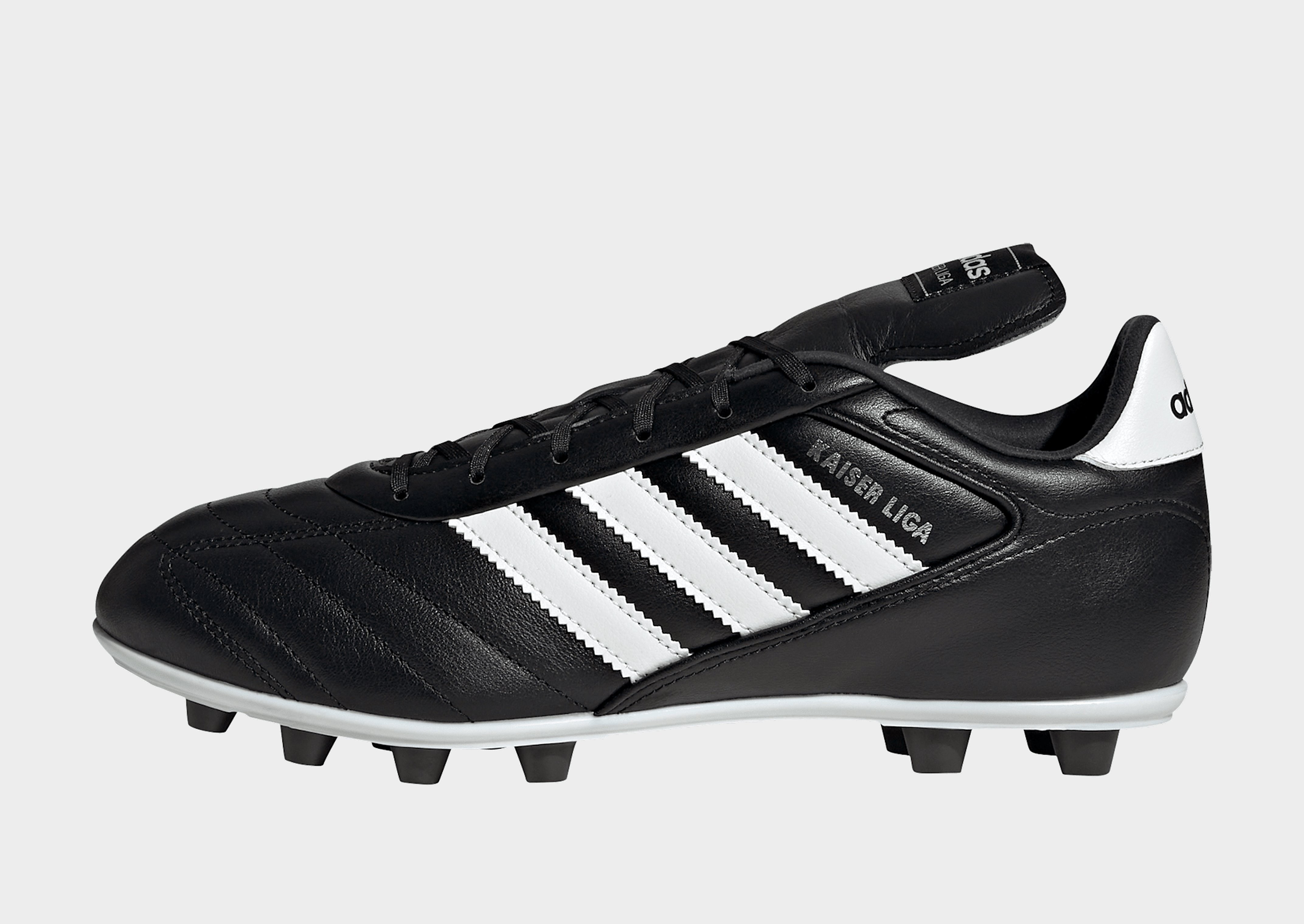 Mens Adidas Scarpe Da Calcio Kaiser Liga 2 Firm Ground - Nero, Nero