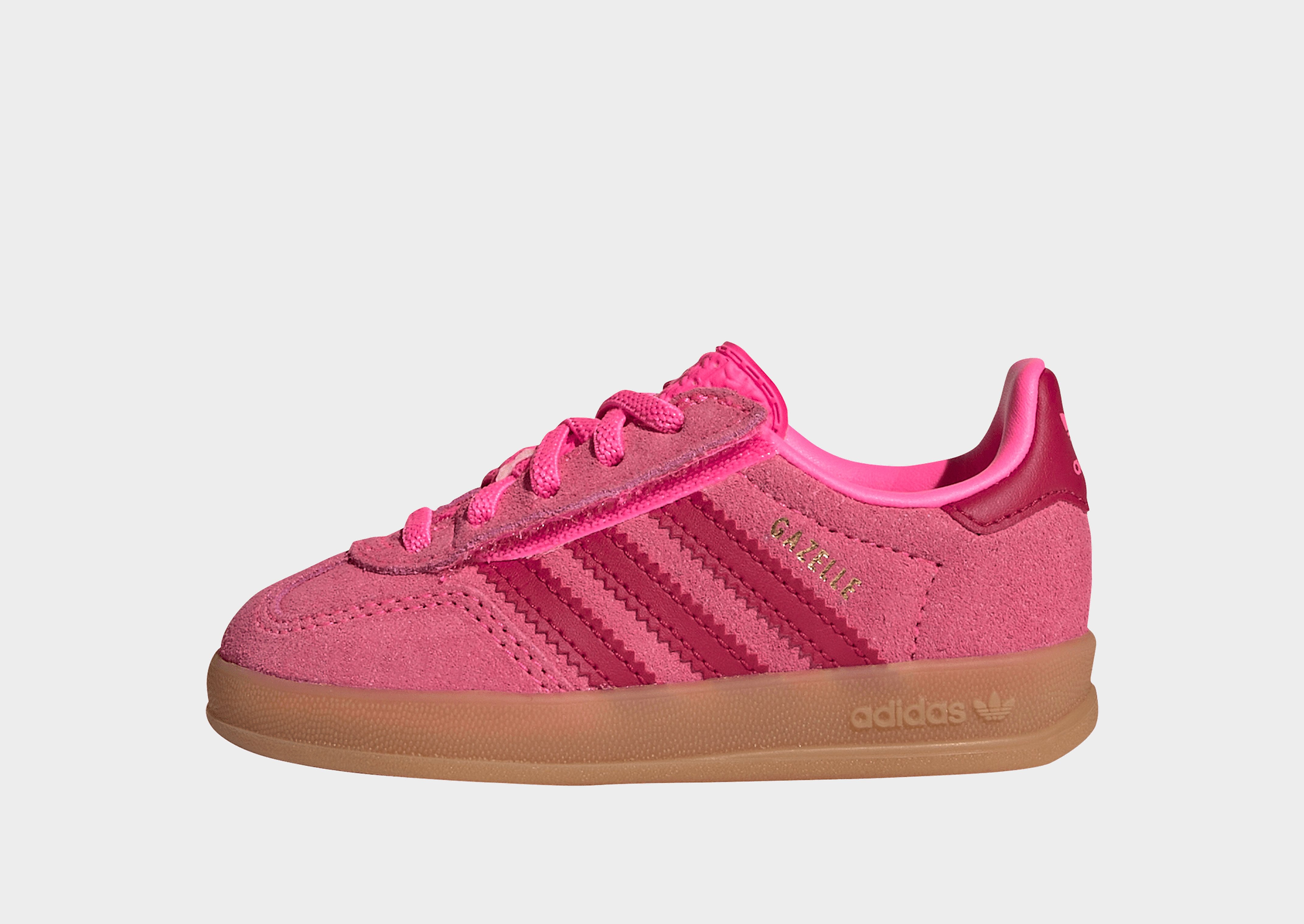 Adidas Scarpe Gazelle Indoor Comfort Closure Elastic Lace - Rosa, Rosa