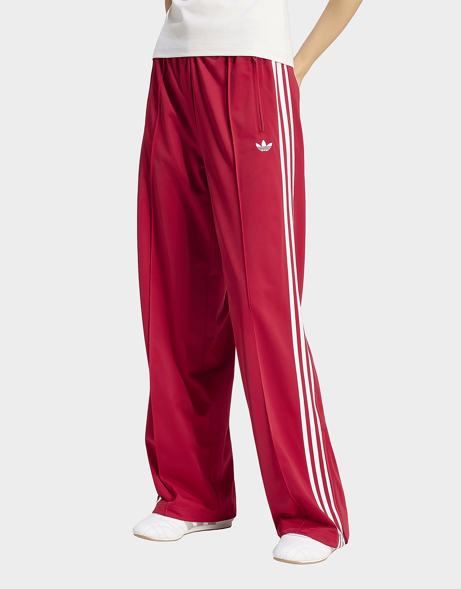 Womens Adidas Track Pants Firebird Loose - Rosa, Rosa