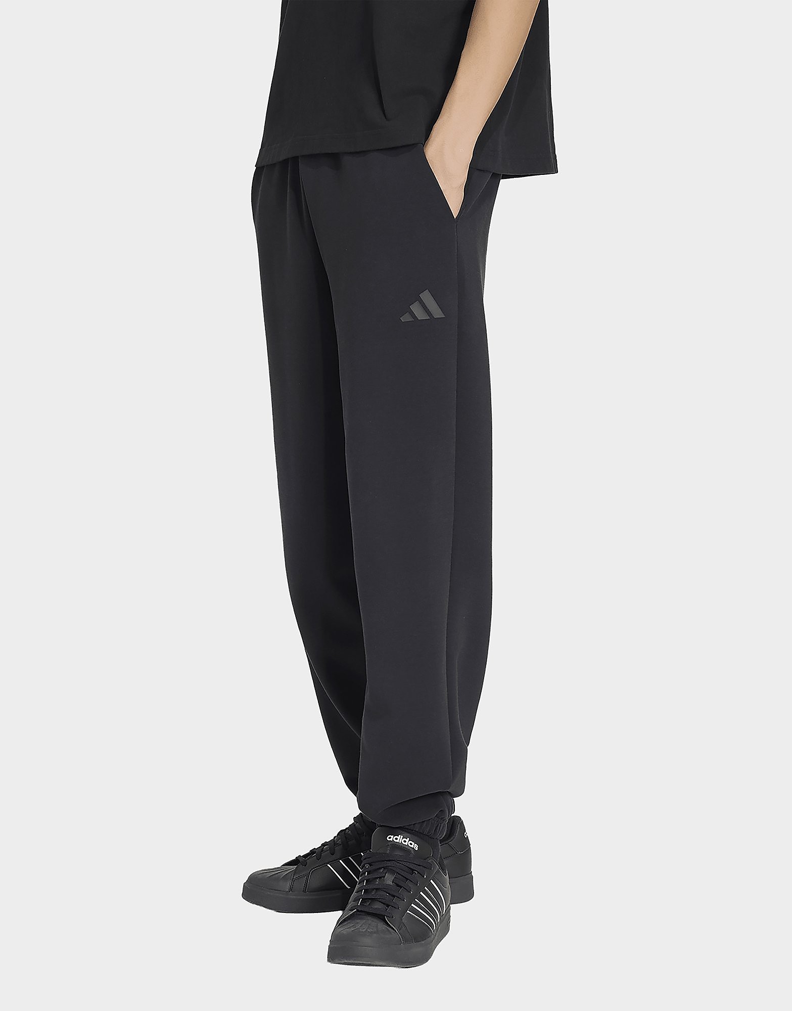 Adidas Uomo Nero Mens Pantaloni Soft Lux Taglia S, JD Sports
