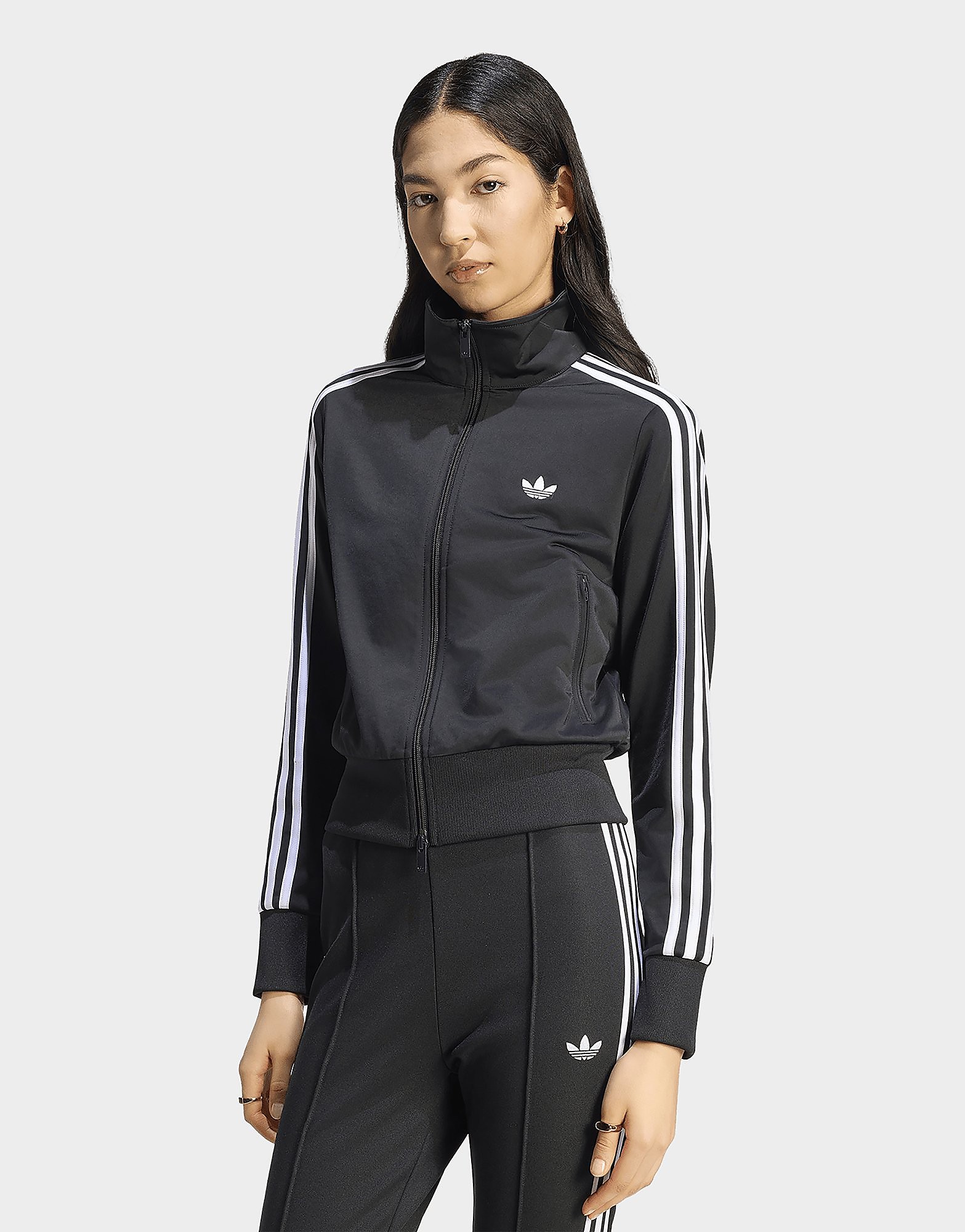 Womens Adidas Giacca Da Allenamento Iconica Firebird - Nero, Nero