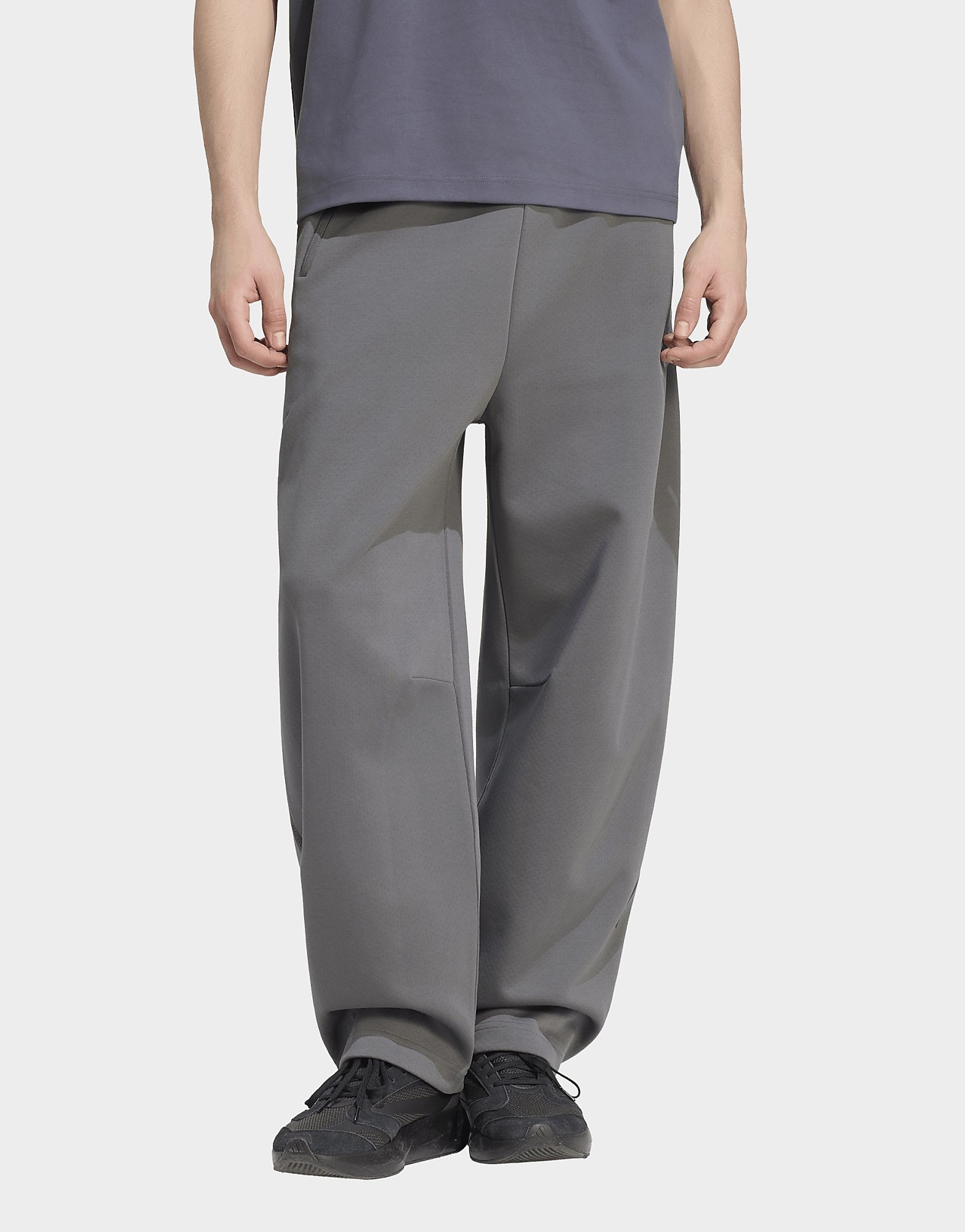 Mens Adidas Pantalone Z.N.E. Orlo Aperto - Grigio, Grigio