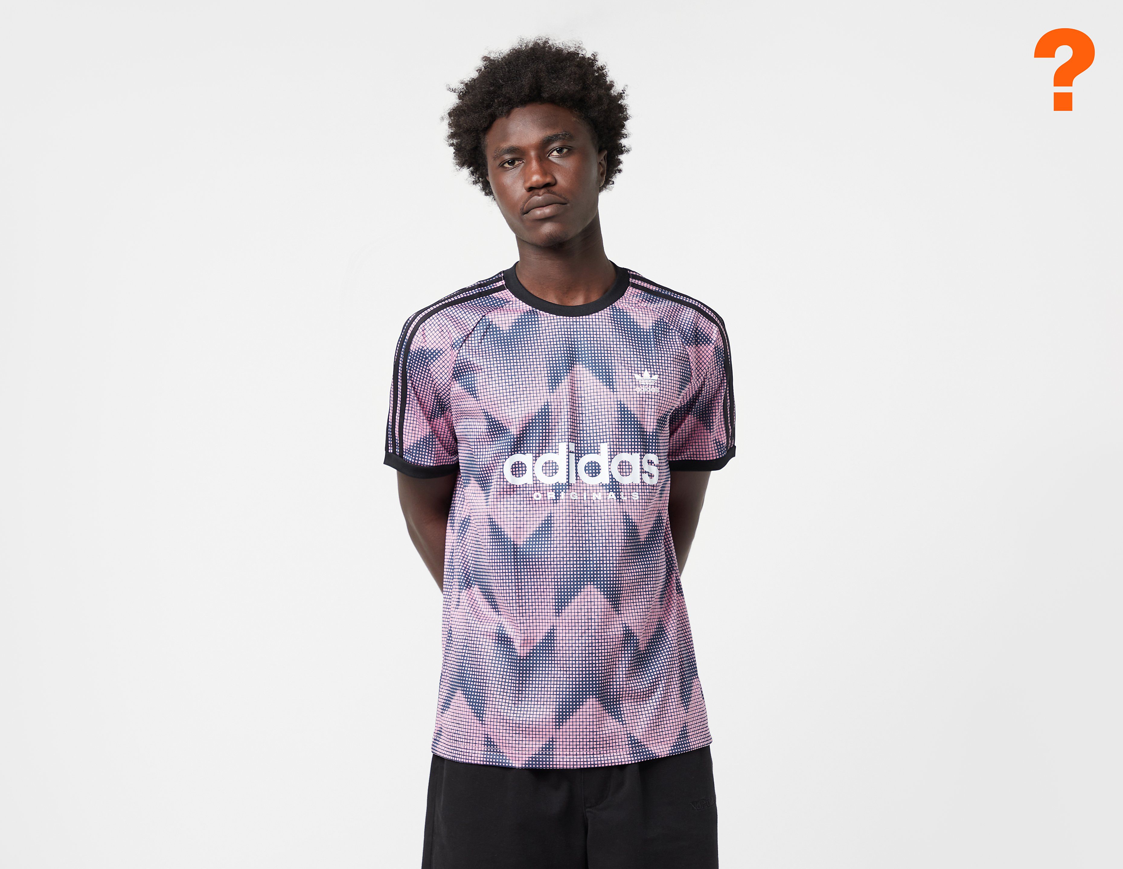 Adidas Originals Football T-Shirt, Pink