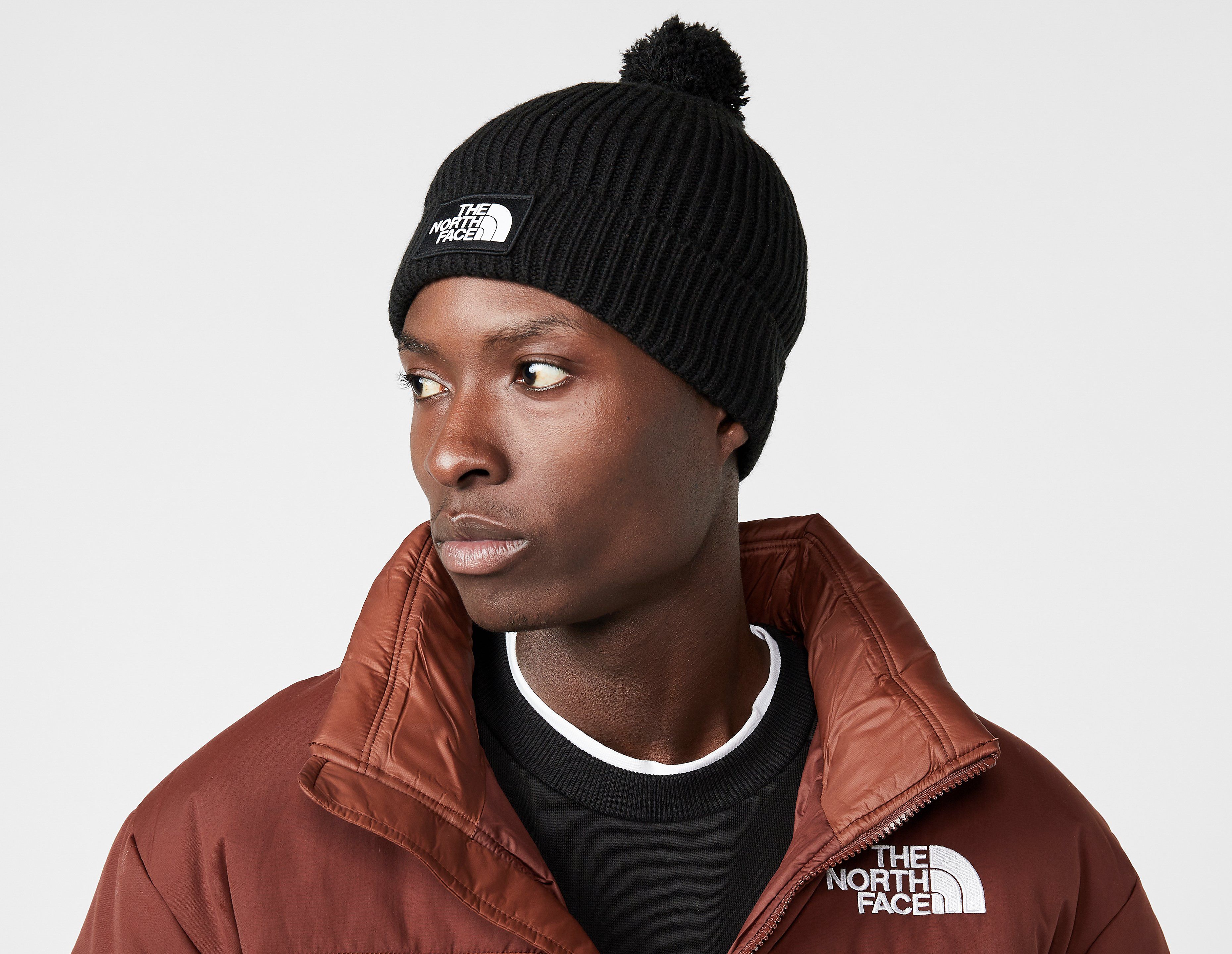 The North Face TNF Box Pom Beanie Hat