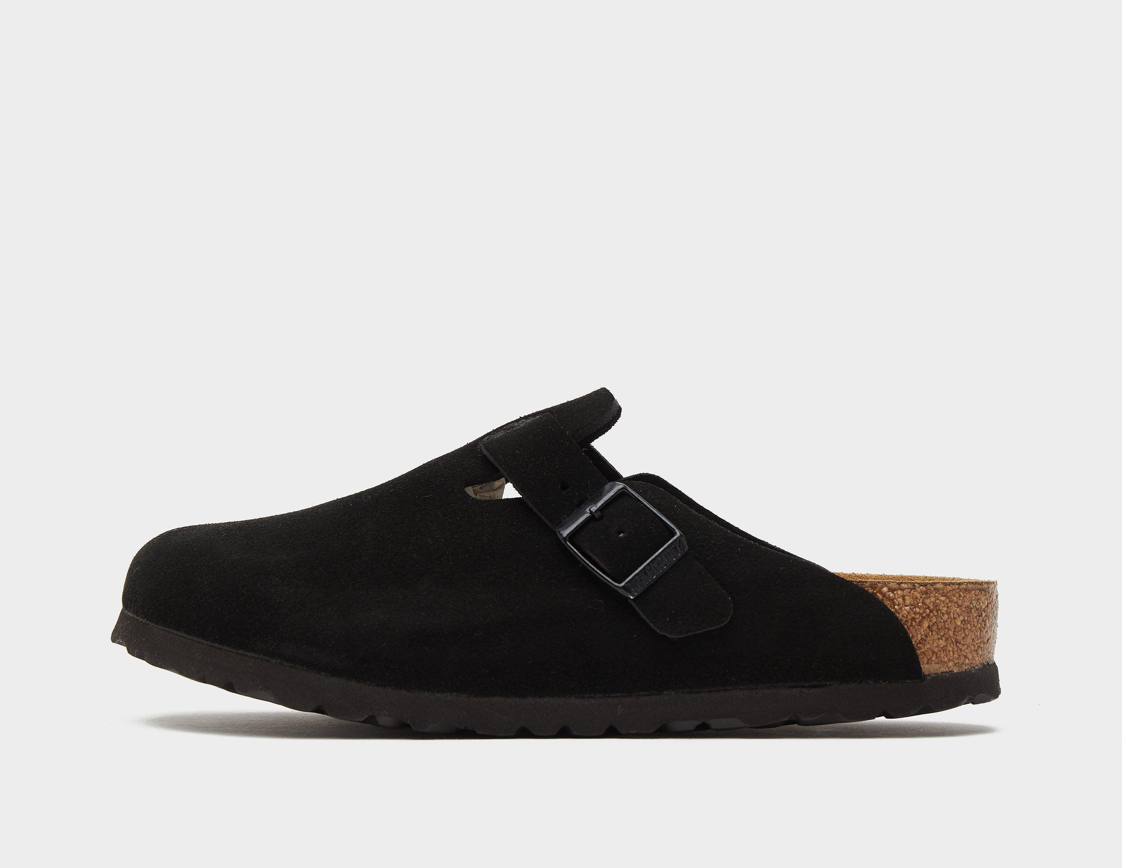 Birkenstock Boston Suede Dames, Black