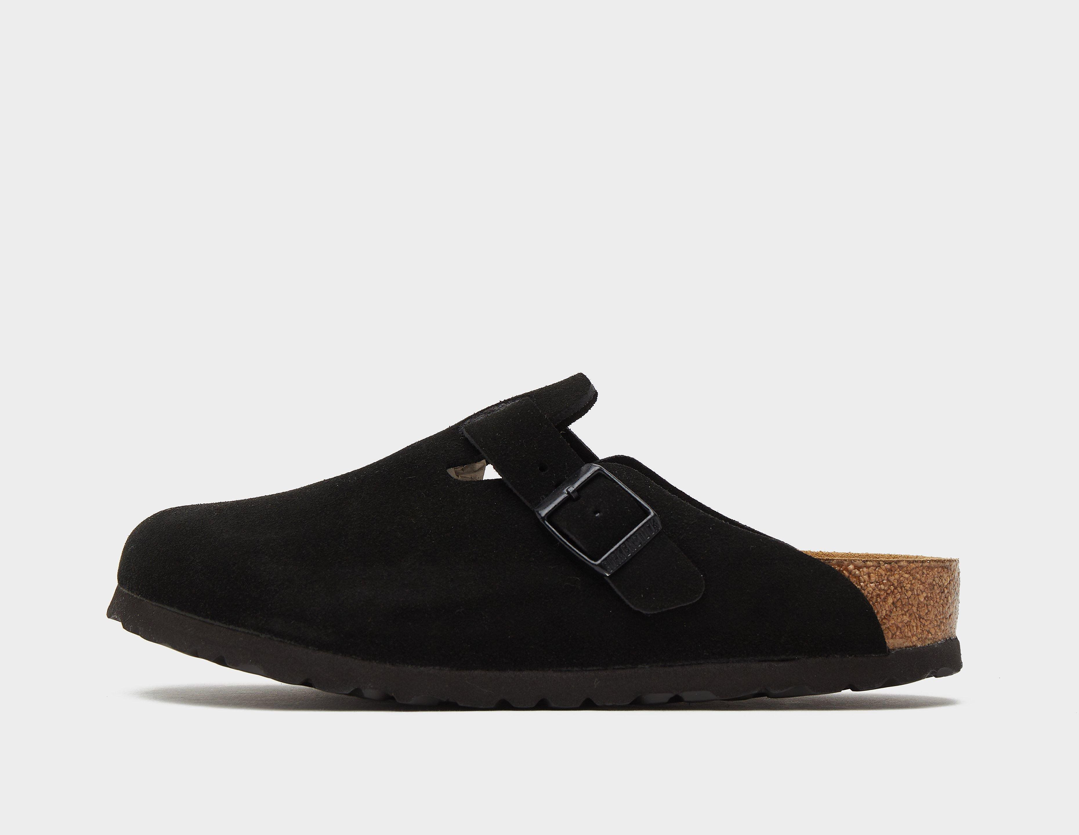 Birkenstock Boston Suede Femme, Black