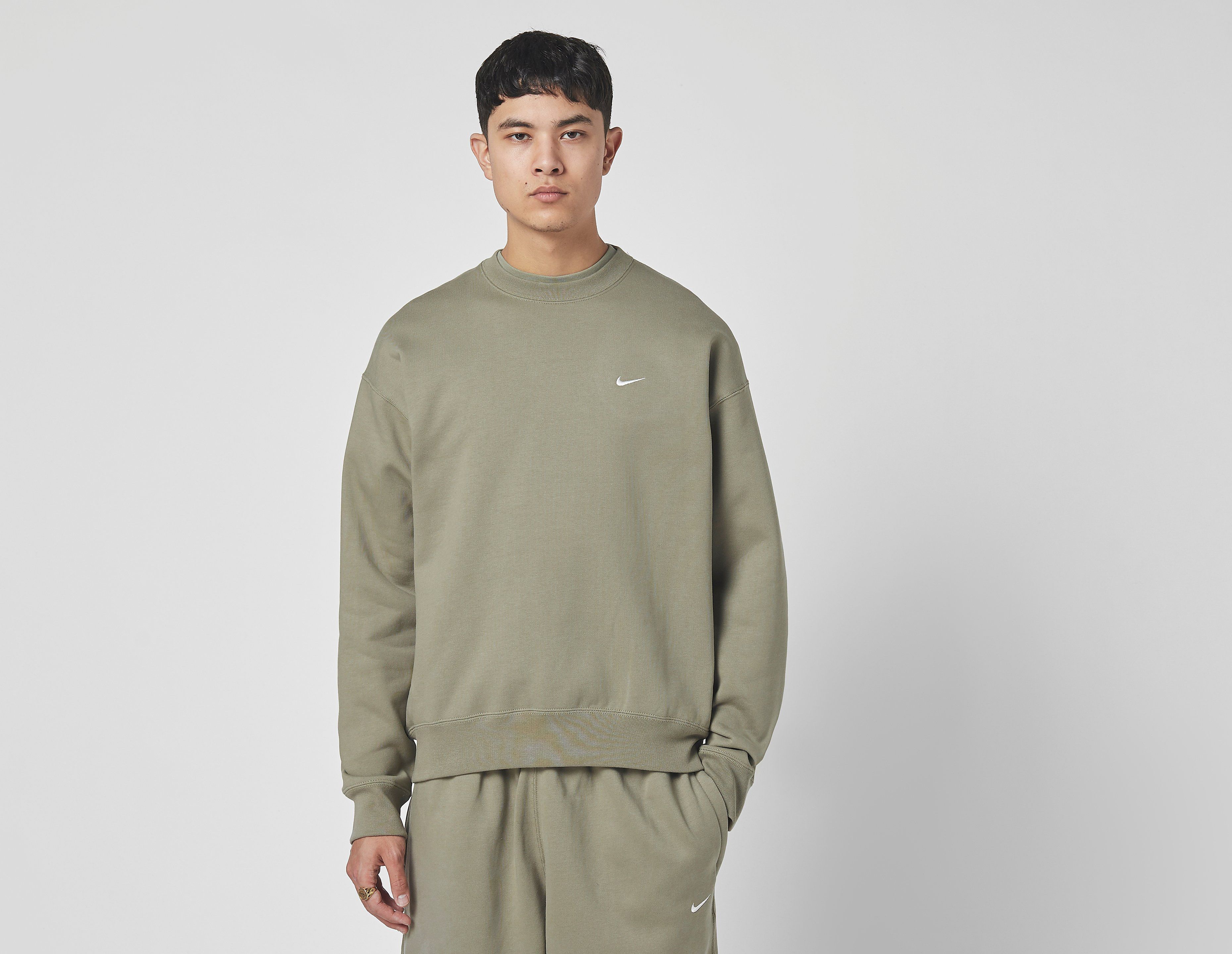 Nike NRG Solo Swoosh Crewneck Sweatshirt, Green