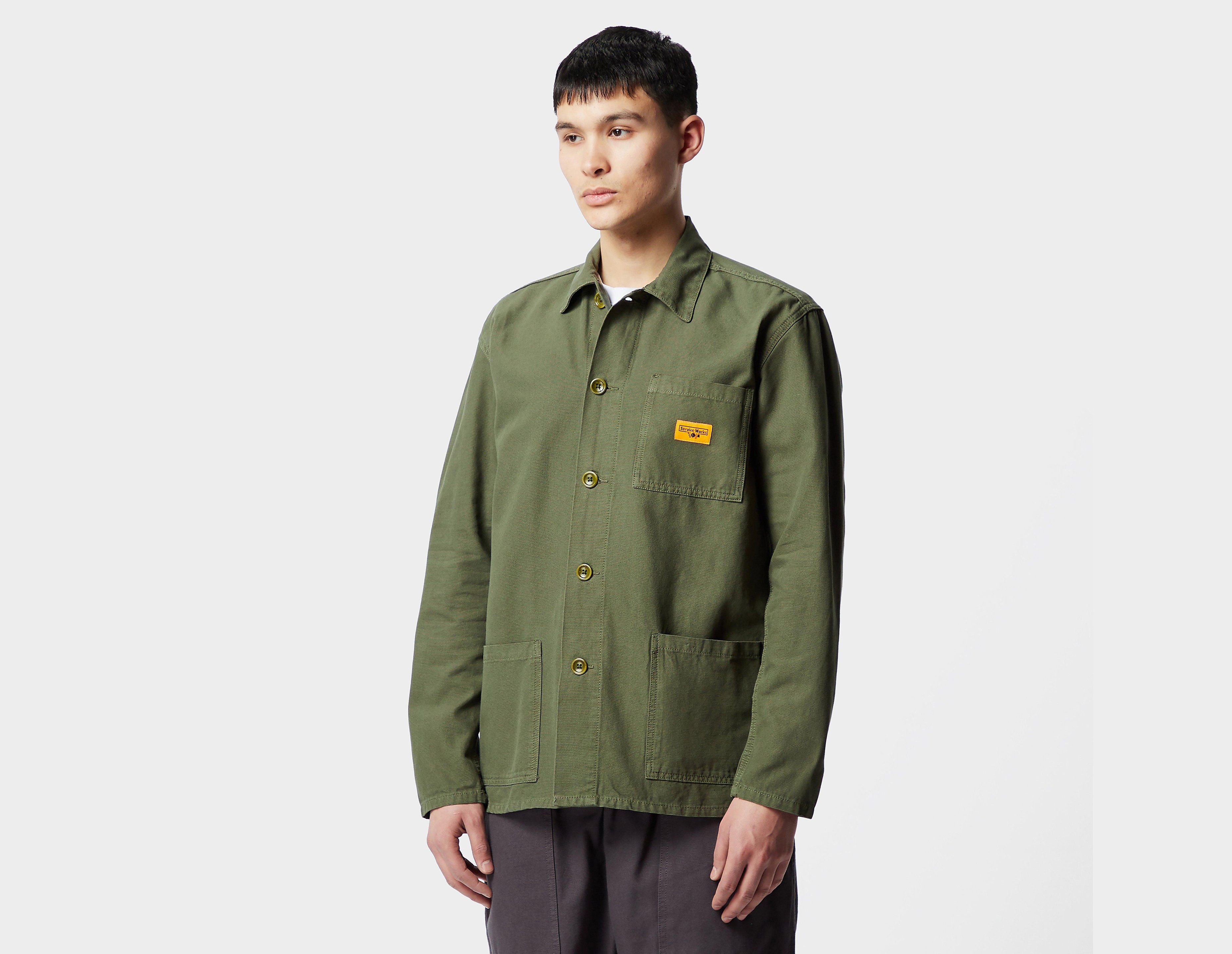 Service Works Canvas Coverall Jacket, Green