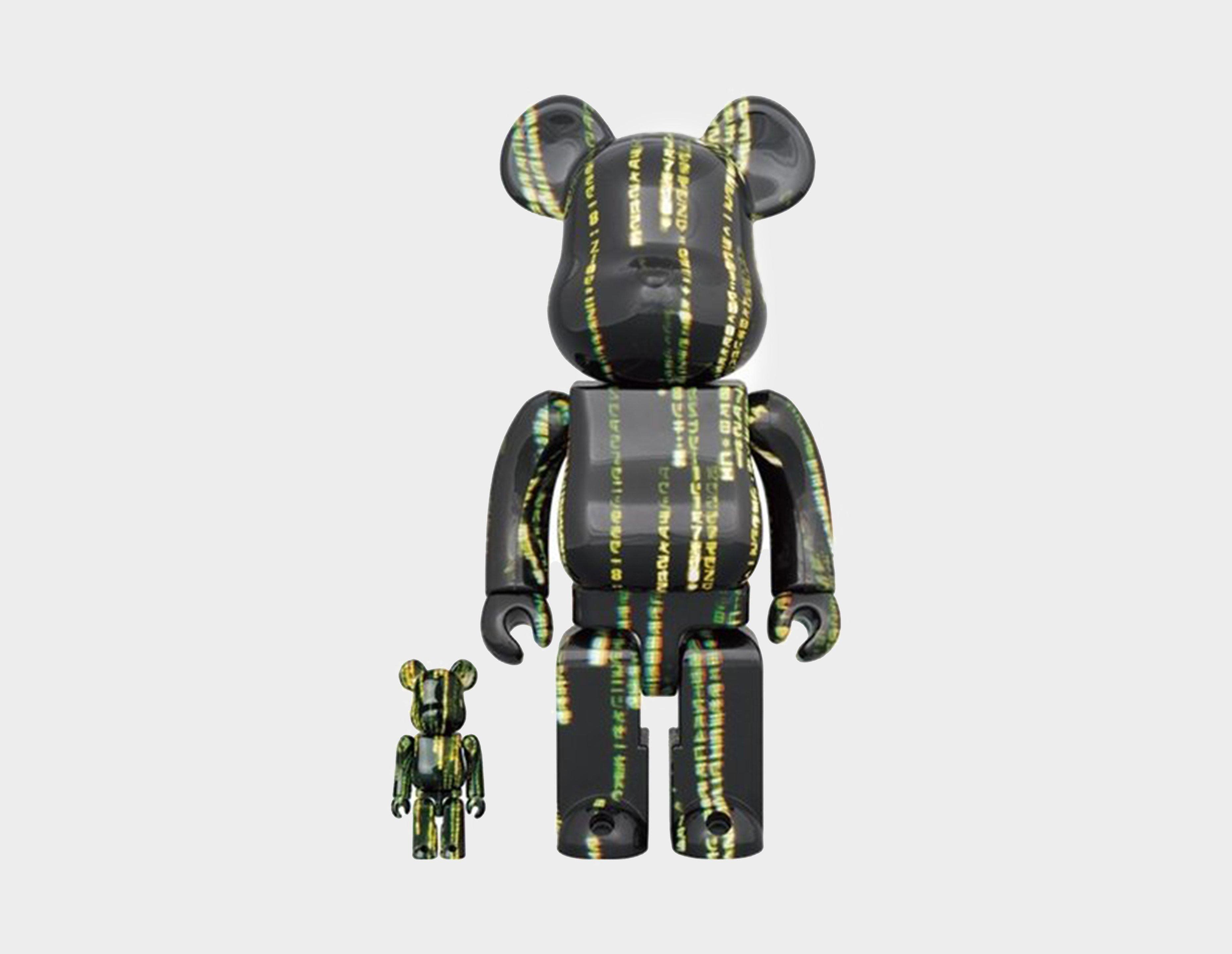 Medicom BE@RBRICK The Matrix Resurrections 100% and 400%, negro