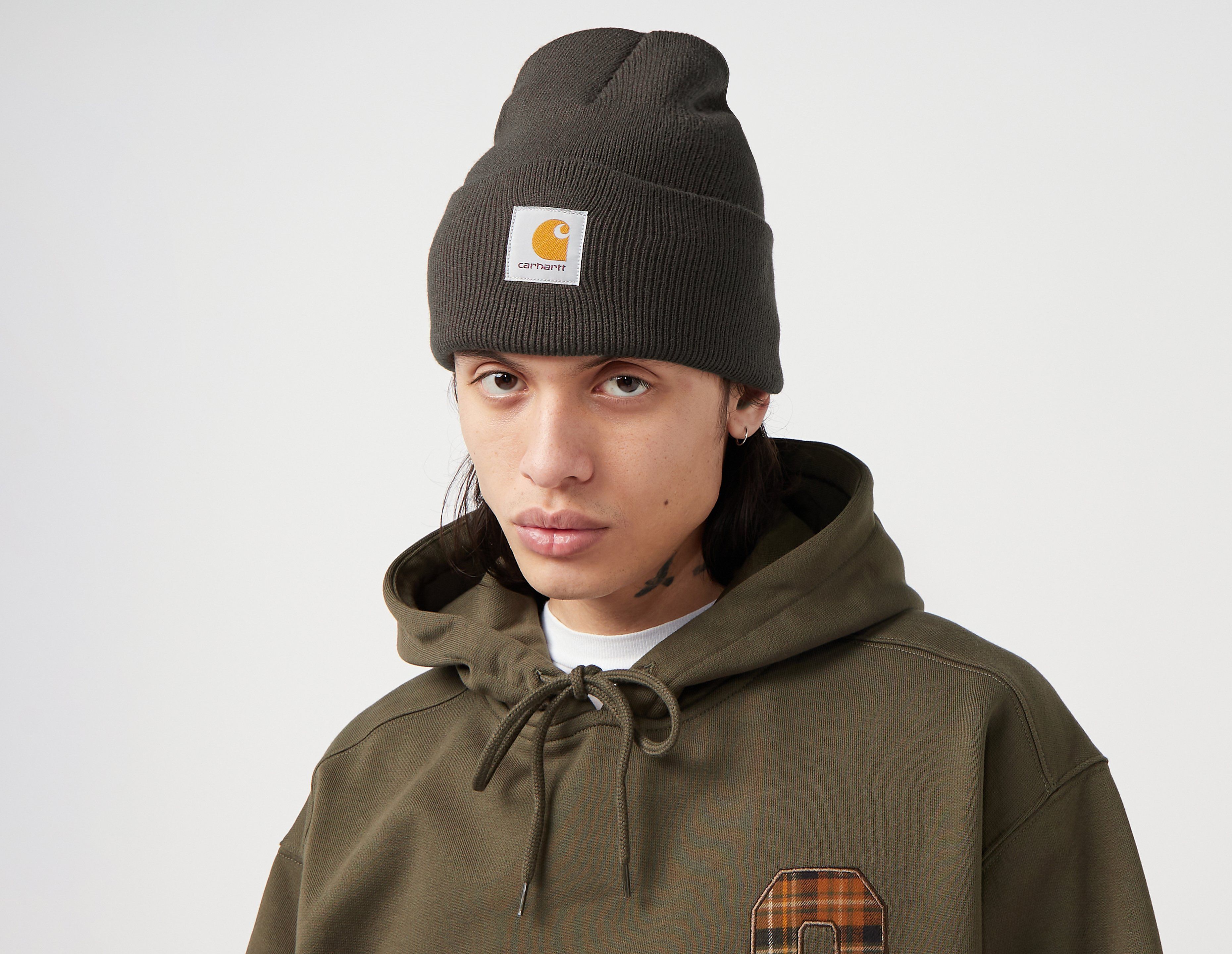 carhartt wip bonnet watch, brown