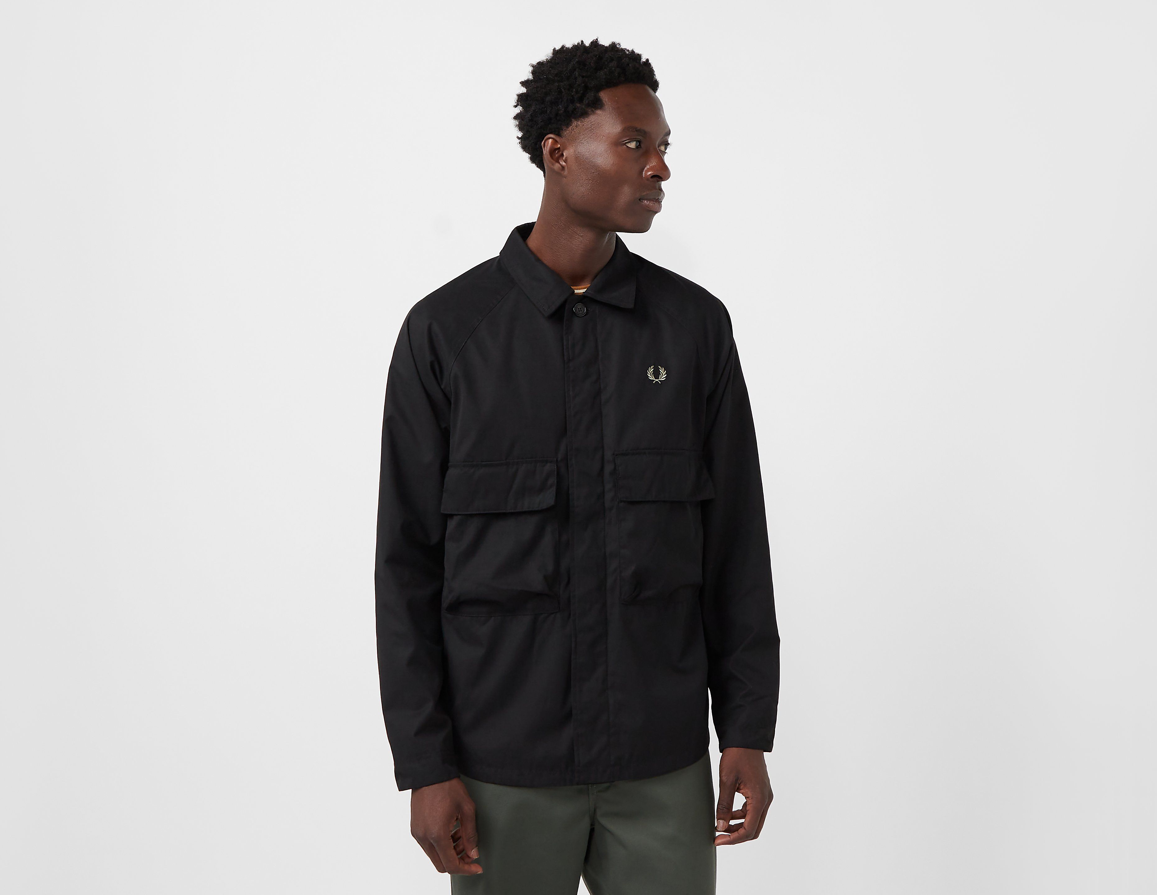 fred perry surchemise utility, black