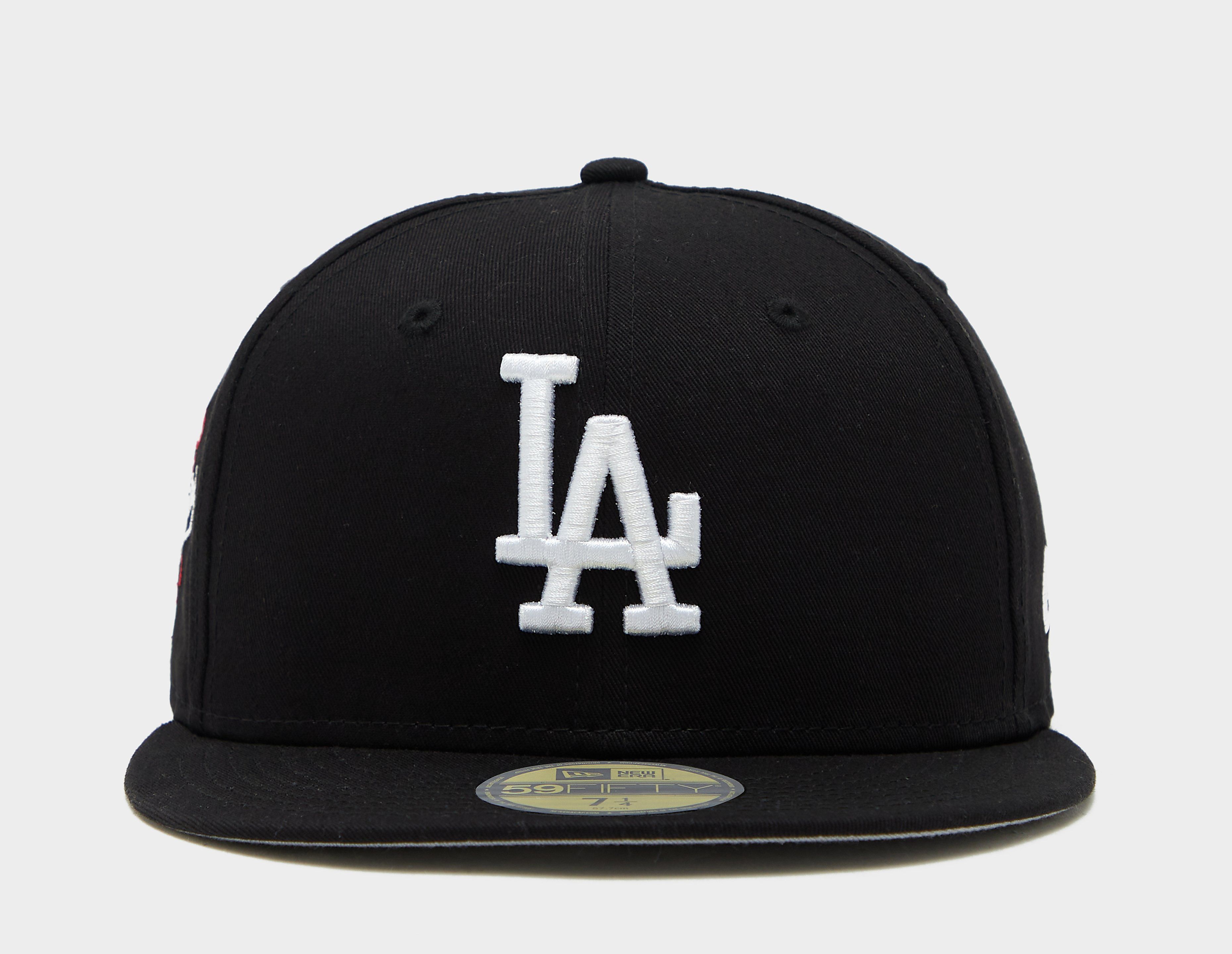 New era LA Dodgers Side Patch 59FIFTY Cap, zwart
