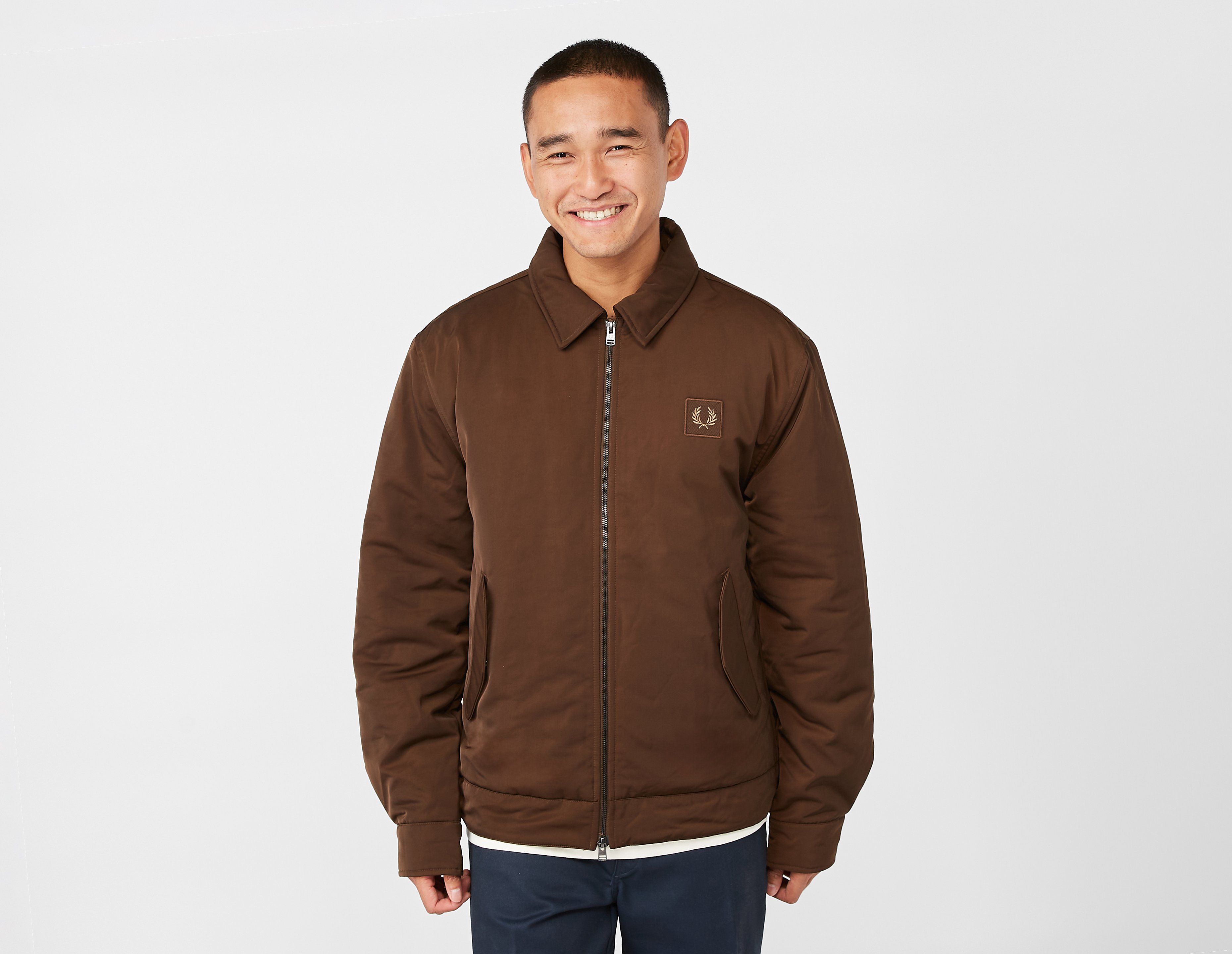 Fred Perry Quilted Zip Through Jacket