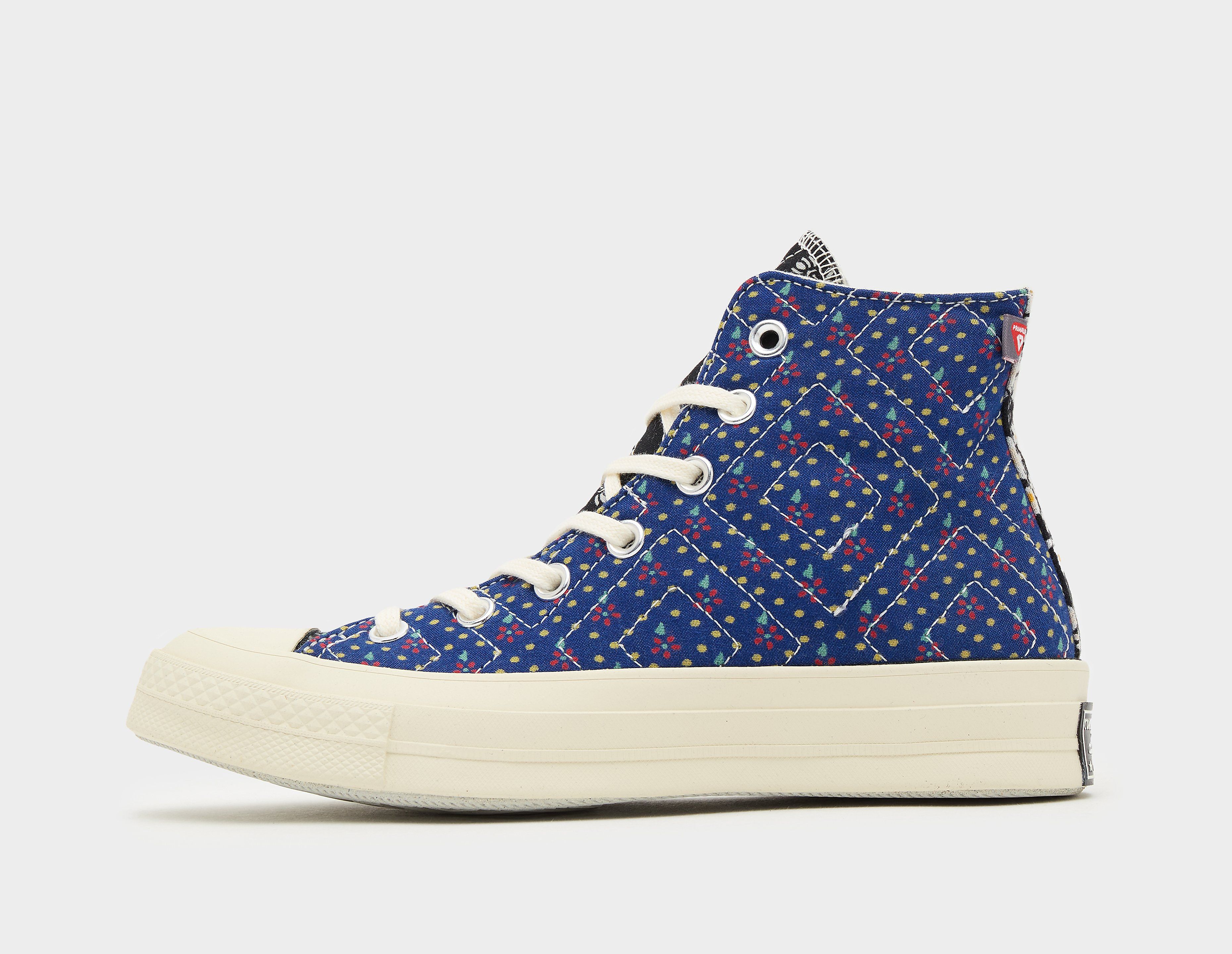 Converse Upcycled Floral Chuck 70 Hi Femme, Blue