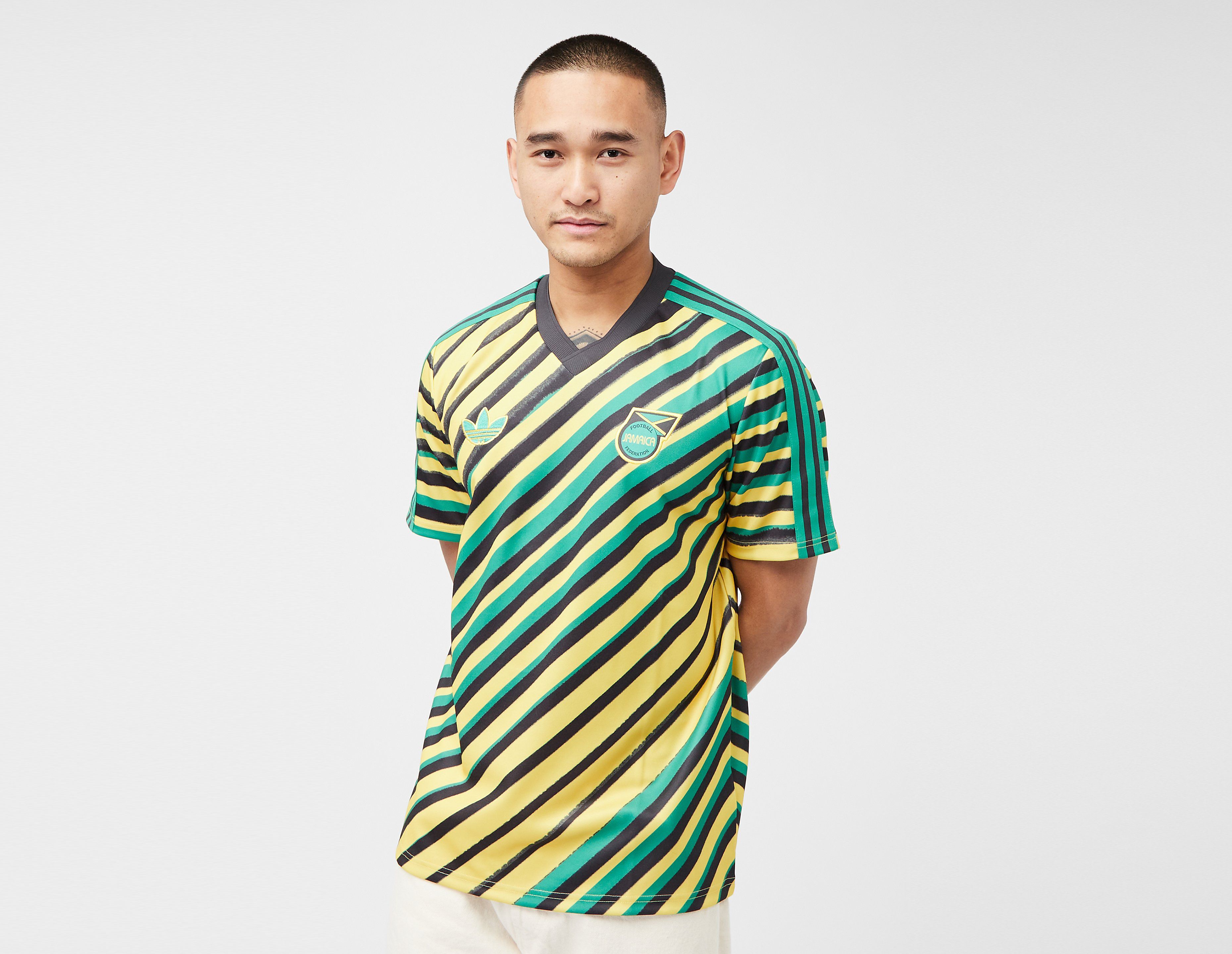 Adidas Originals Jamaica Trefoil Jersey, Yellow