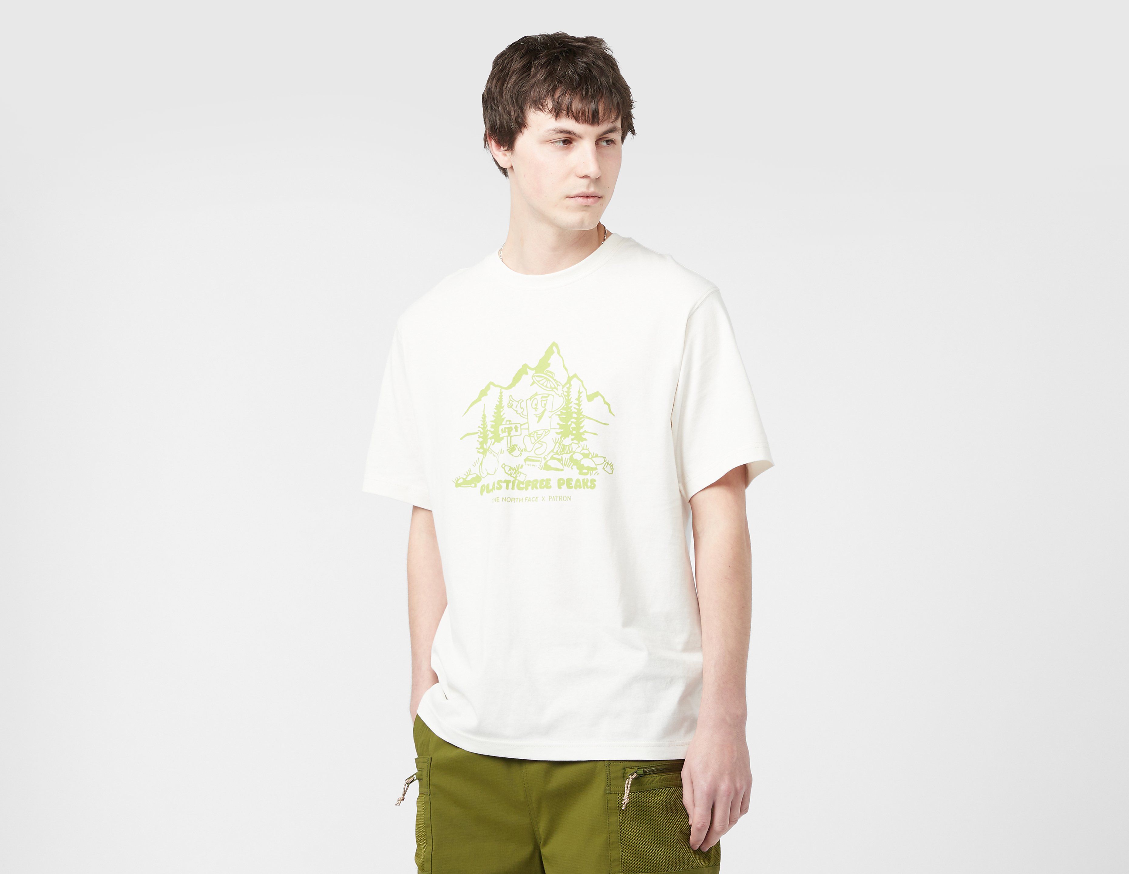 The North Face Plastic Free Peaks T-Shirt, White
