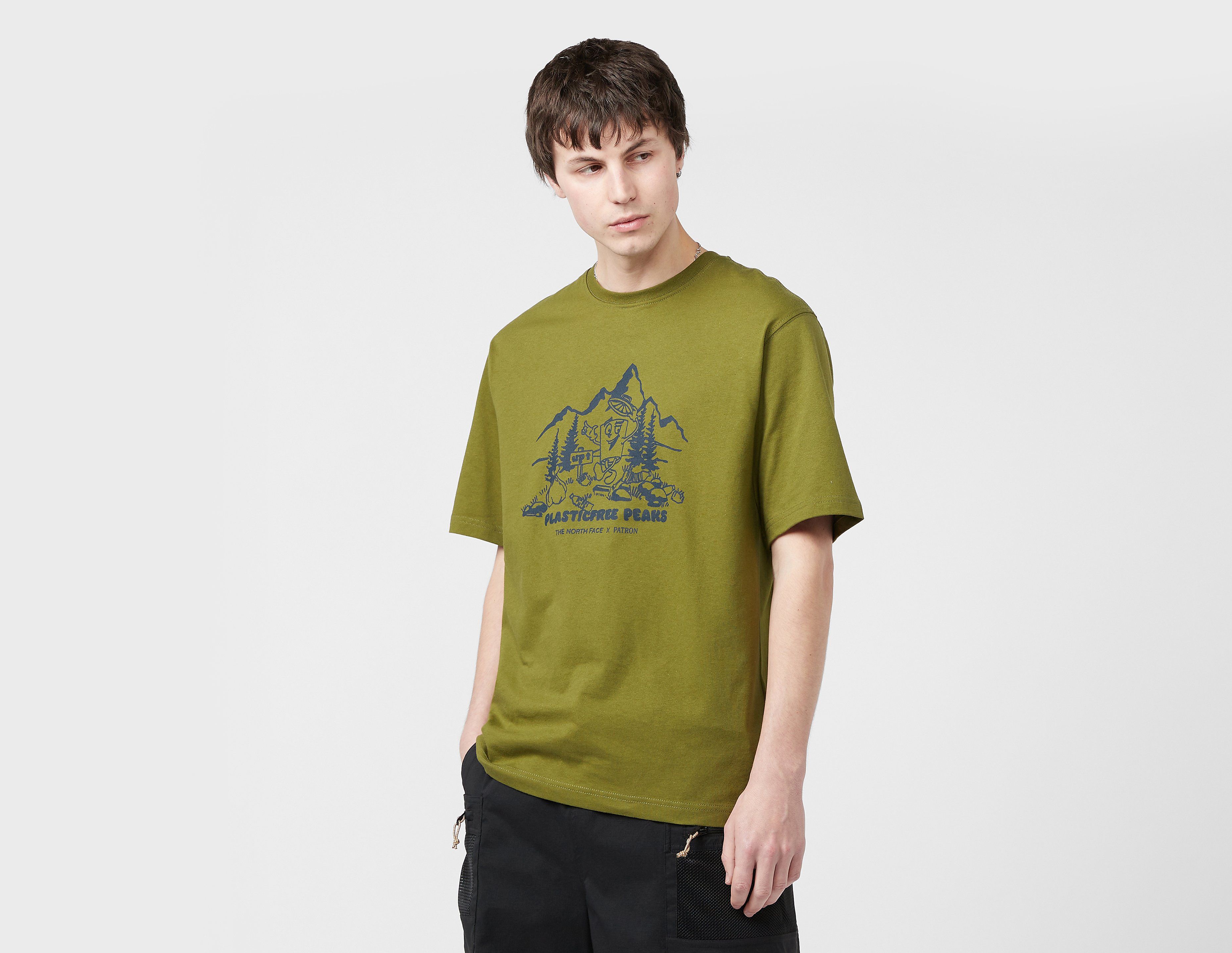 The North Face Plastic Free Peaks T-Shirt, Green