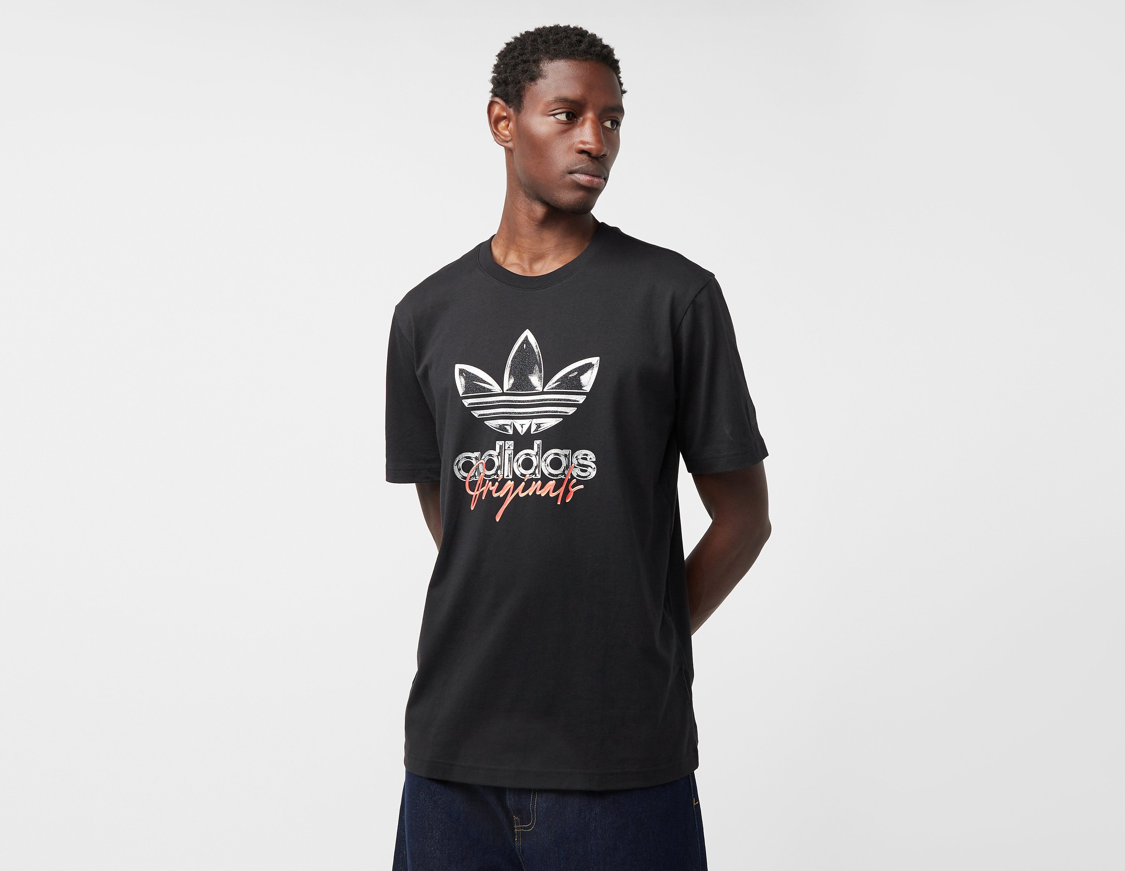 Adidas Originals Training Supply Bling T-Shirt, Black
