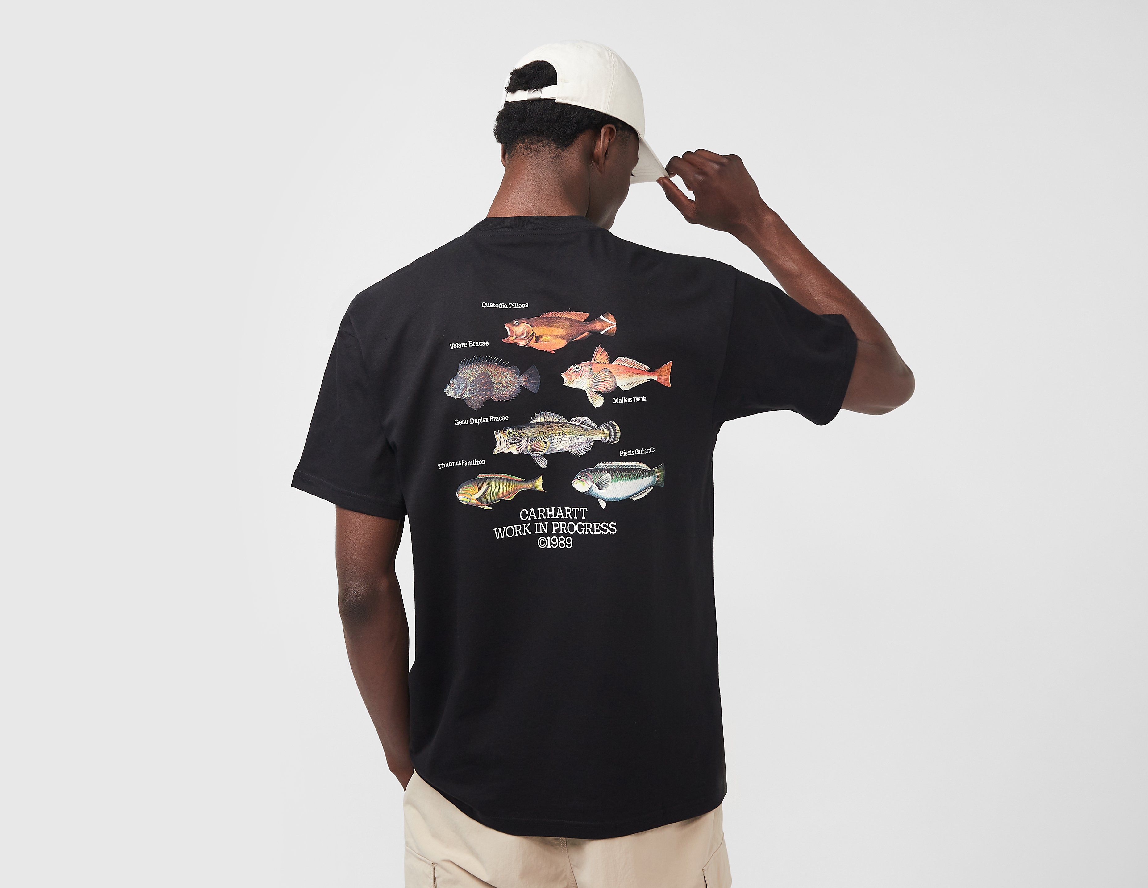 Carhartt WIP Fish T-Shirt, Black
