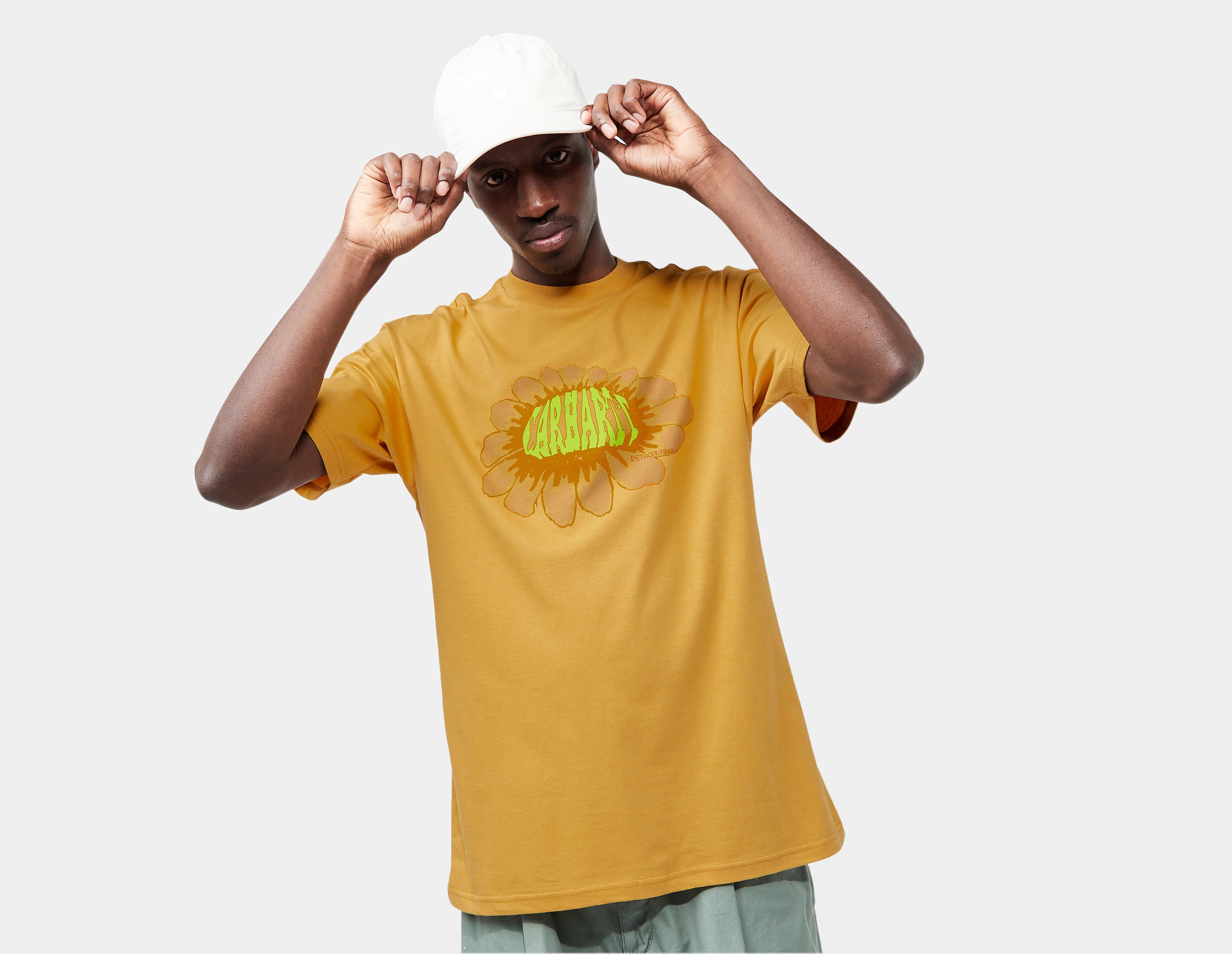Carhartt WIP Pixel Flower T-Shirt, Yellow