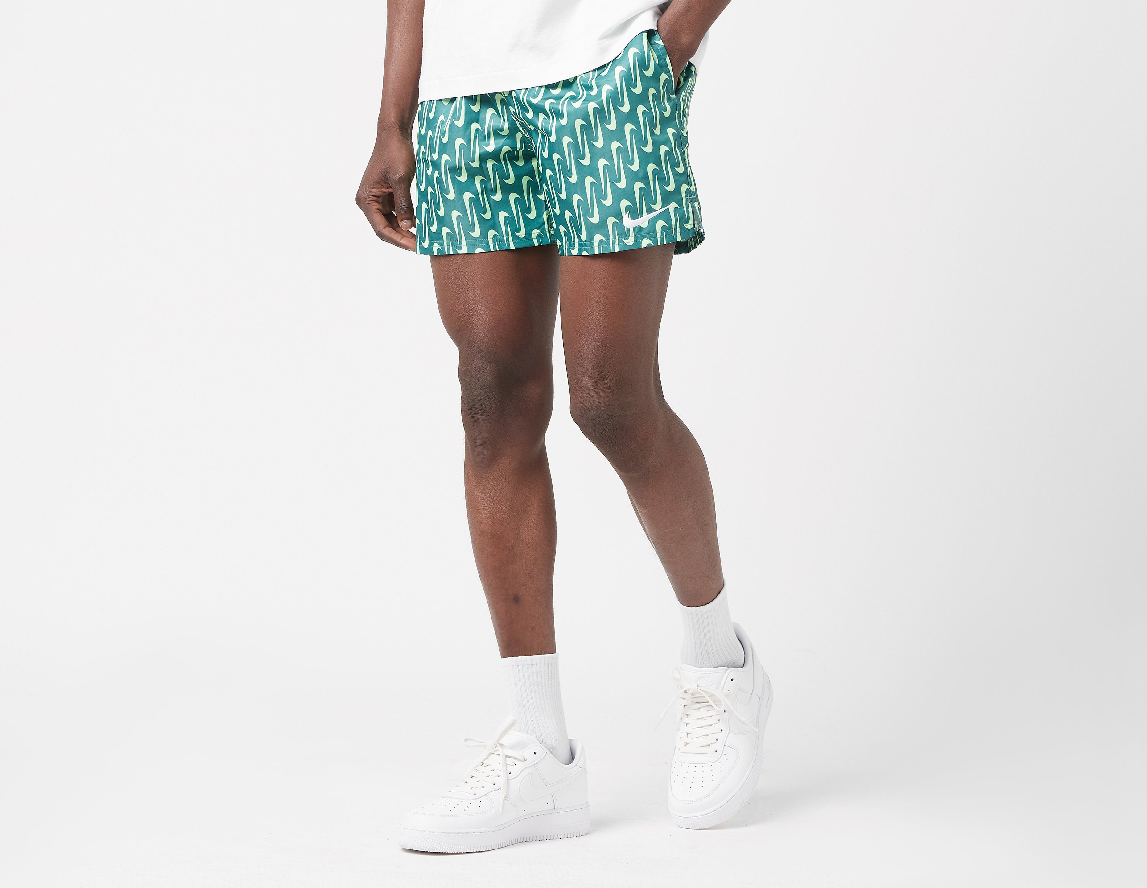 Nike Swim Swoosh Link 5 Volley Short, Green