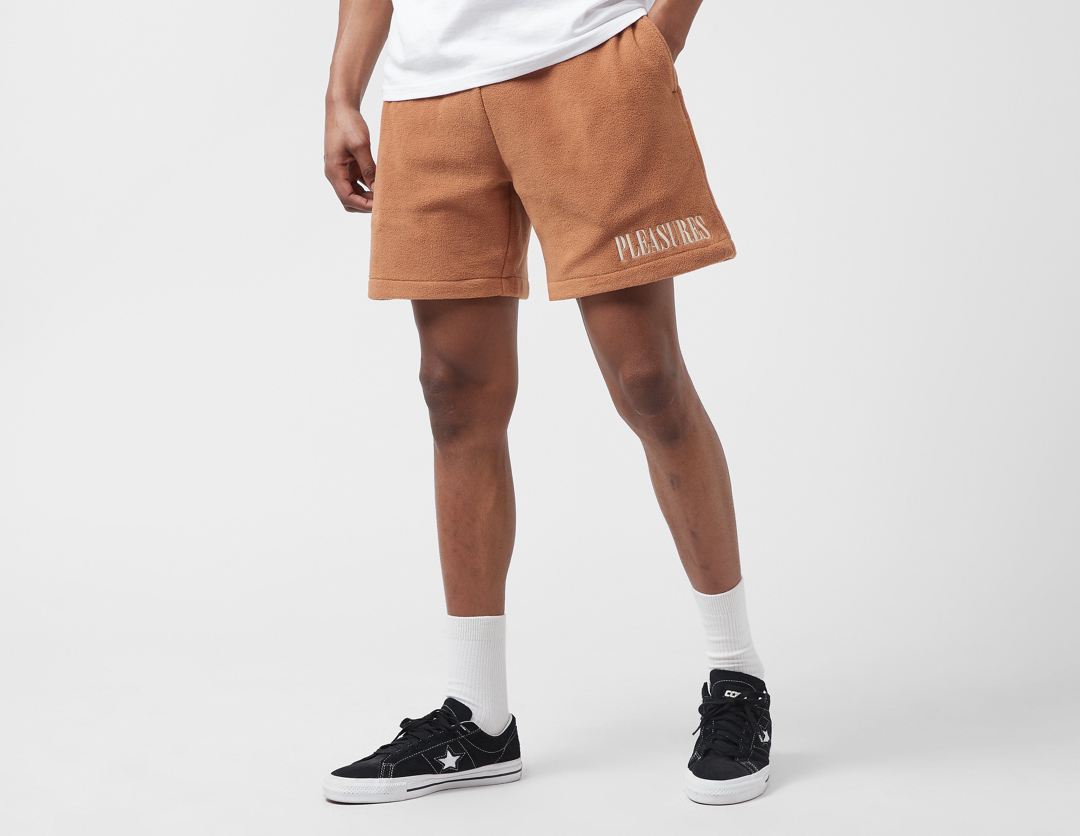 Pleasures Equator Shorts, Brown