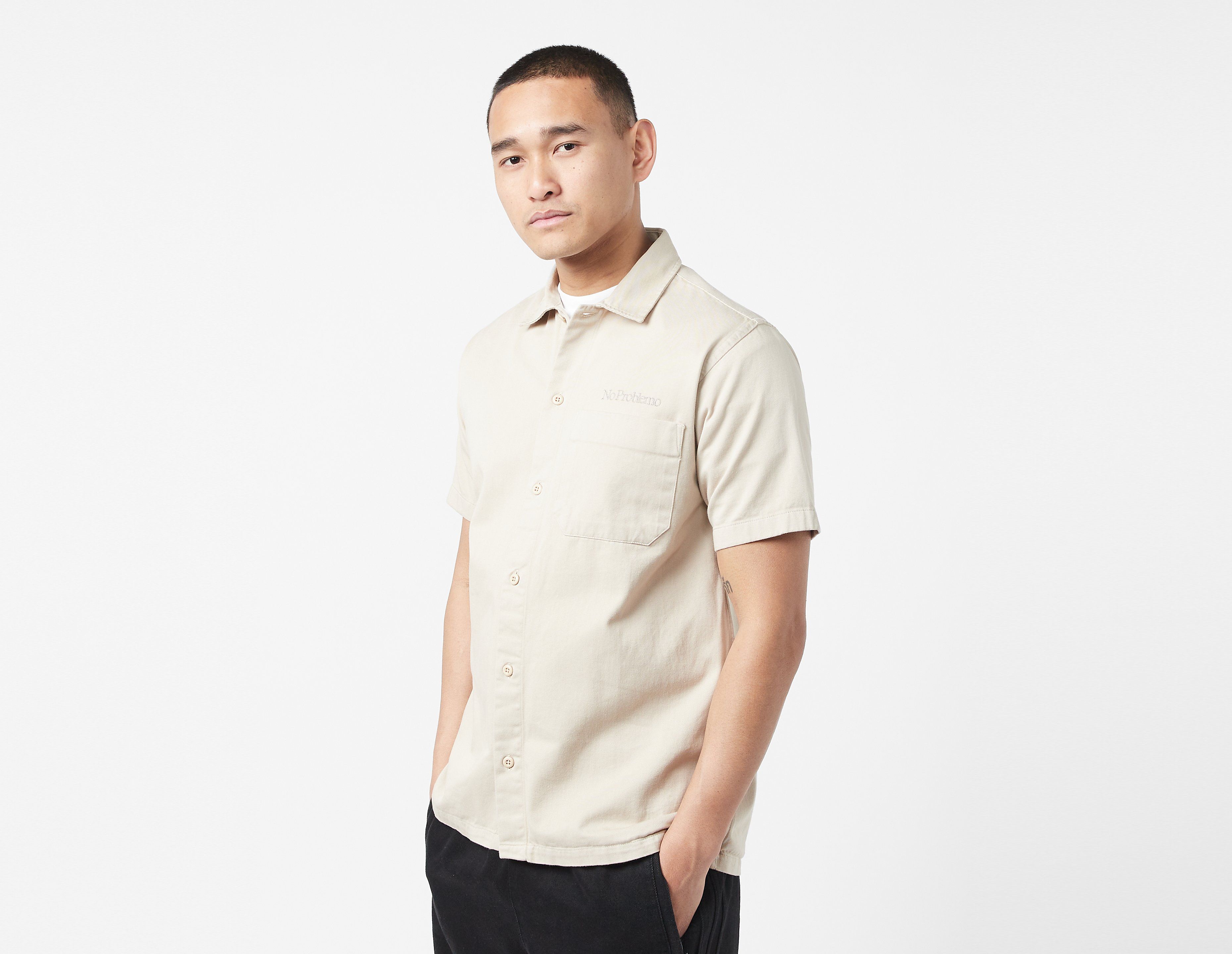 No Problemo Mini Problemo Work Shirt, Ecru