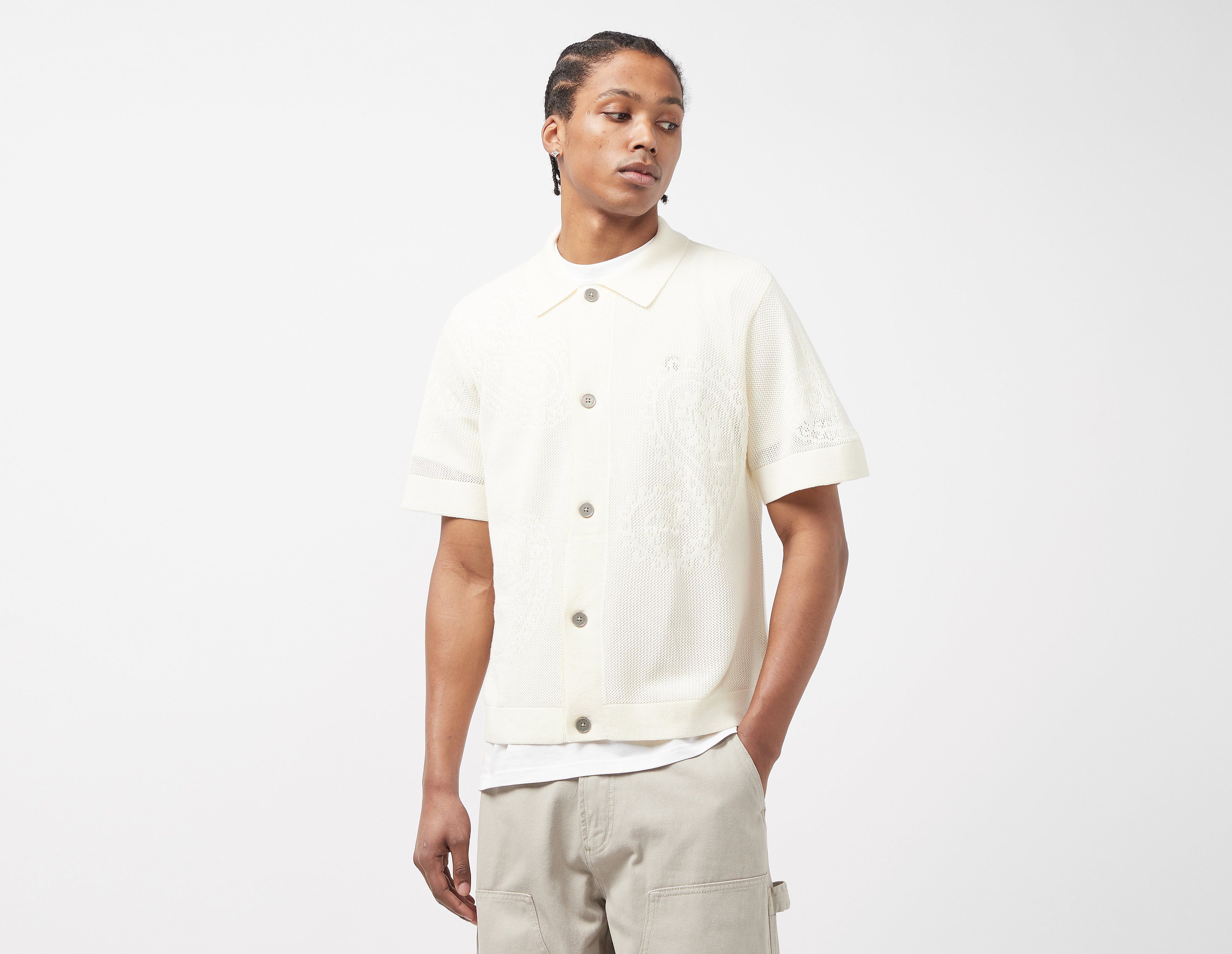 Obey Tear Drop Open Knit Shirt