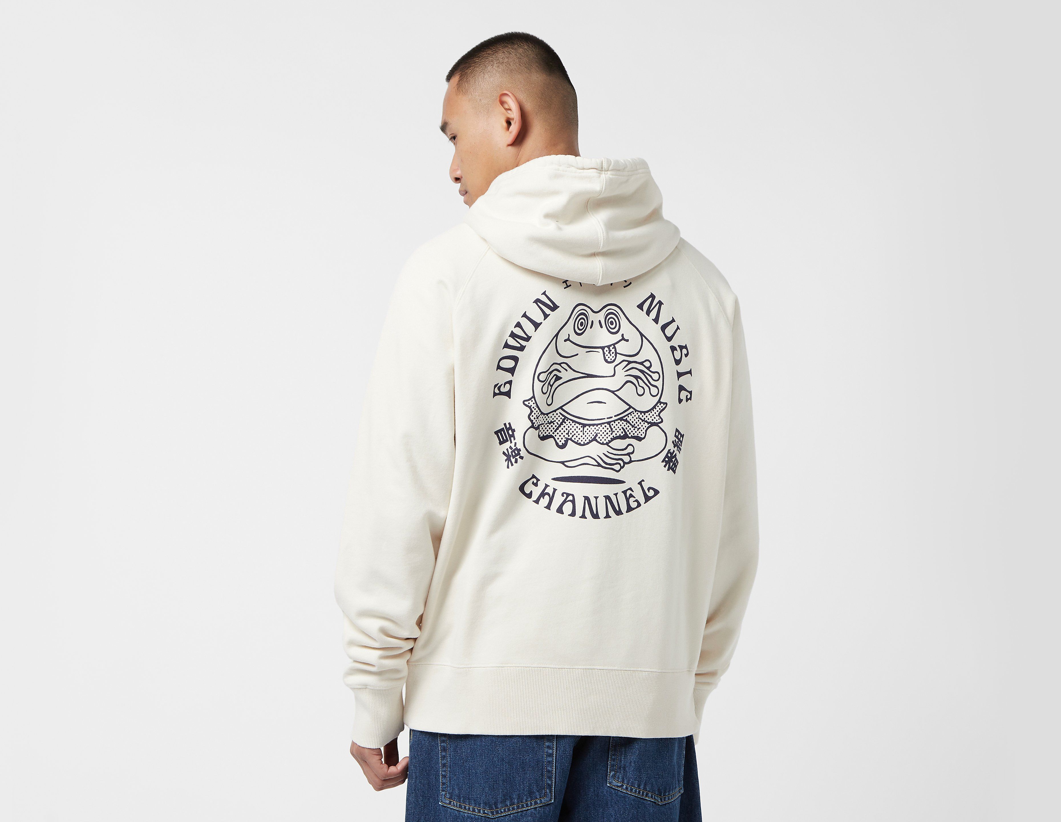 Edwin Music Channel Hoodie, White