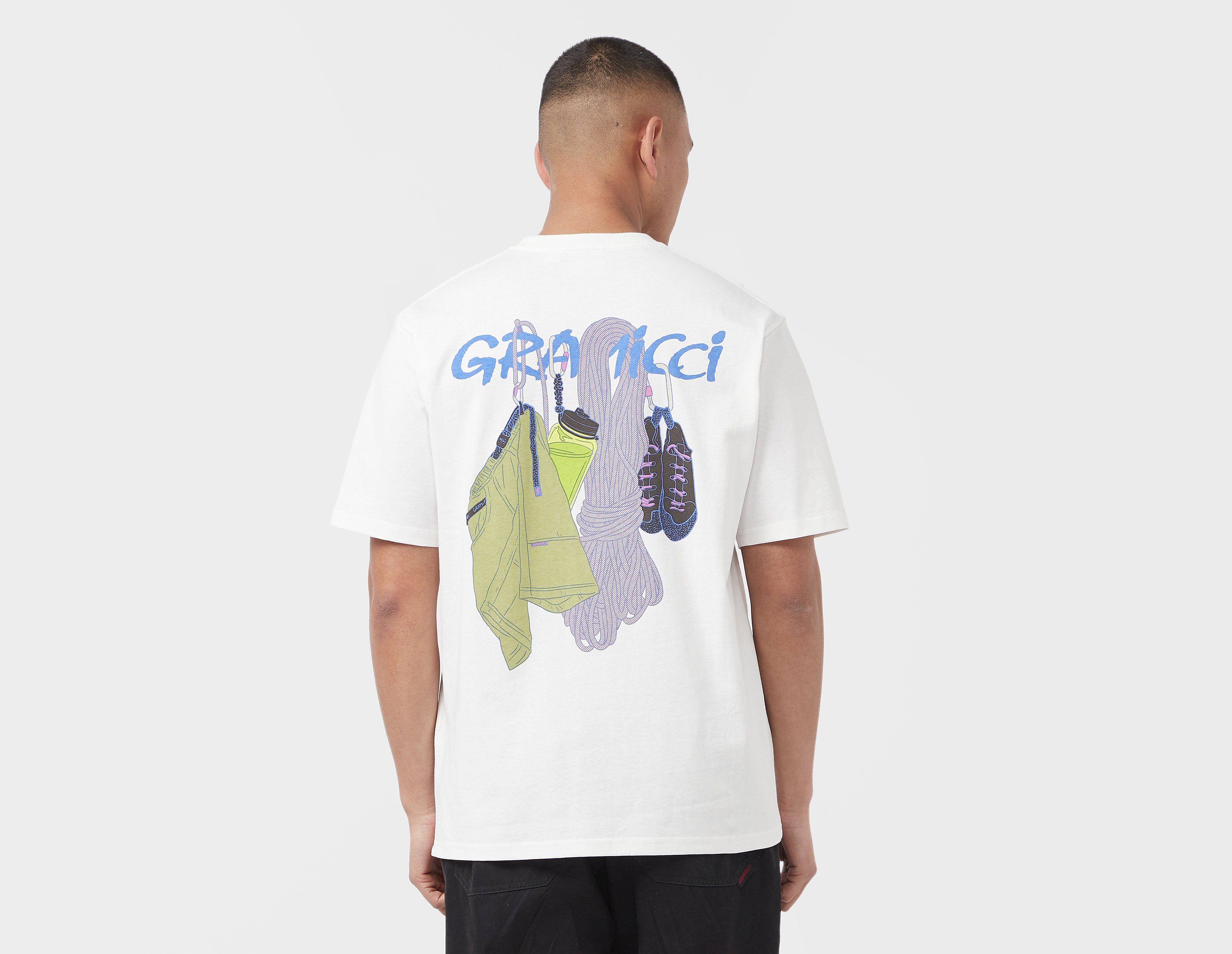 gramicci t-shirt equipped, white