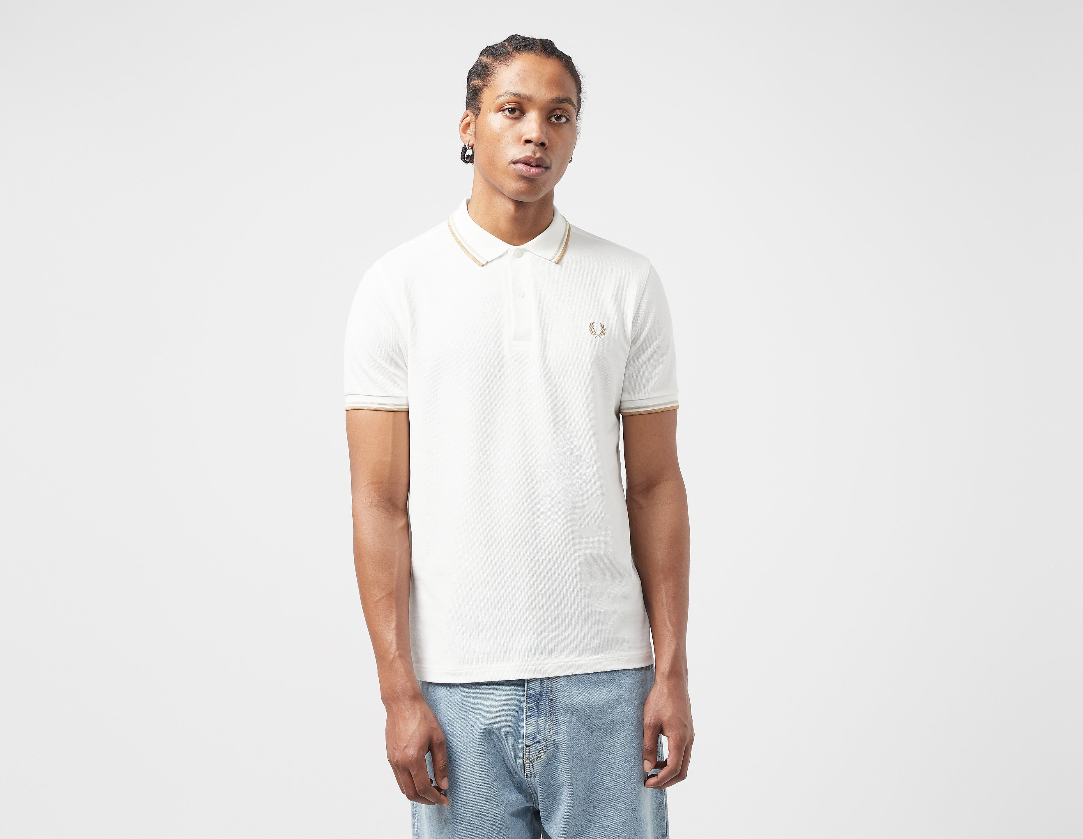 Fred Perry Twin Tipped Polo Shirt, White