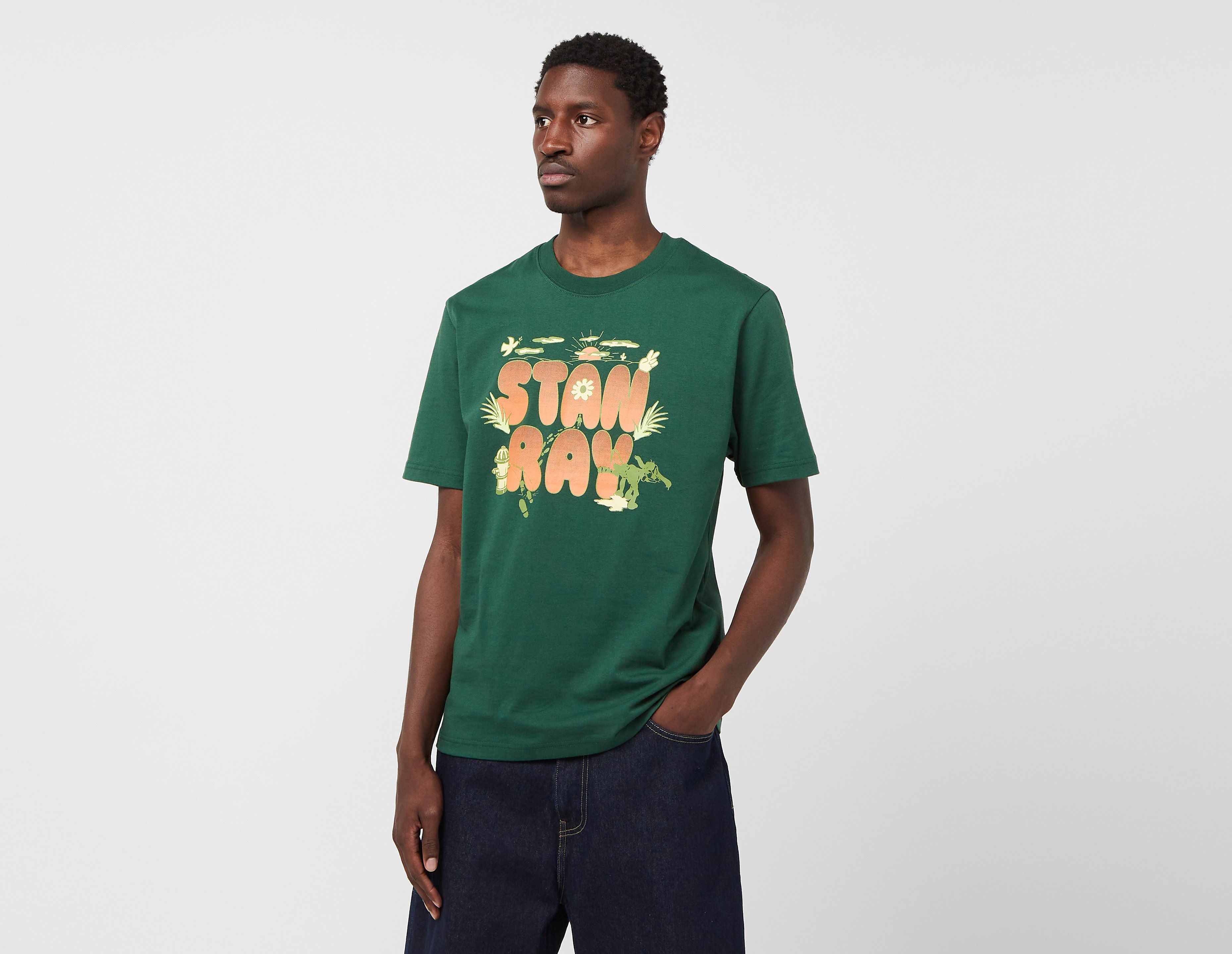 Stan Ray Double Bubble T-Shirt, Green