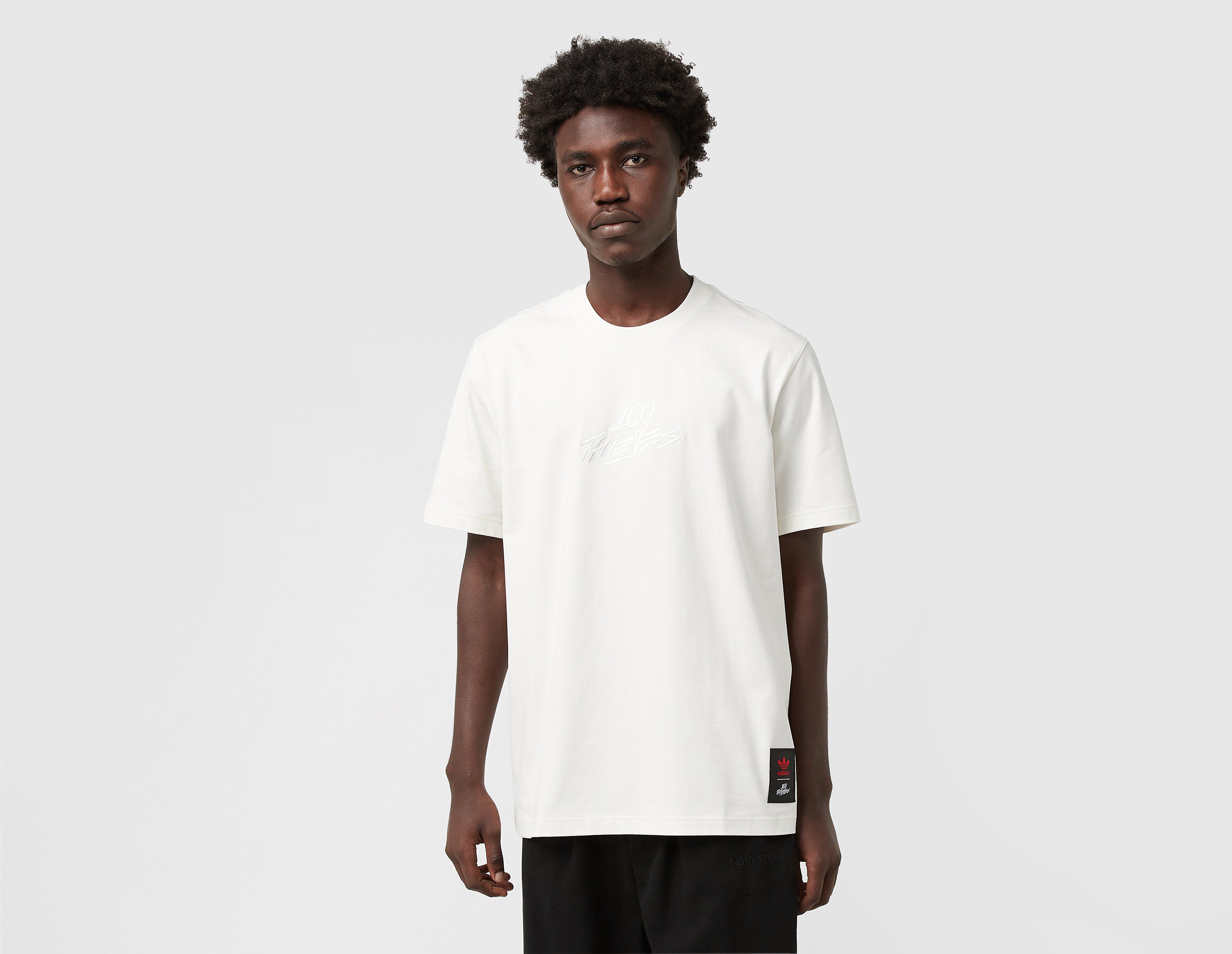 Adidas Originals x 100 Thieves T-Shirt, White