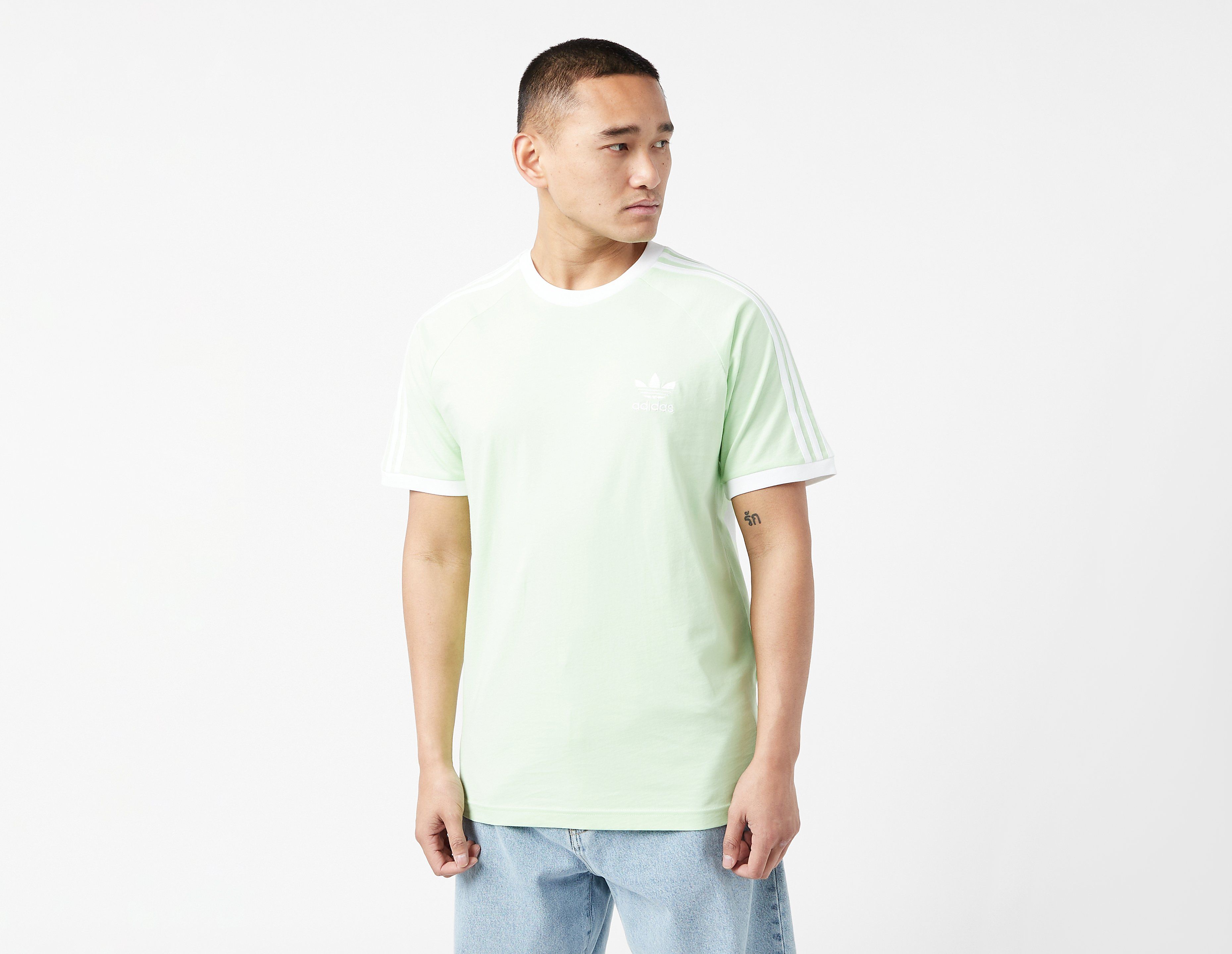 adidas Originals Adicolor Classics 3-Stripes T-Shirt, Green