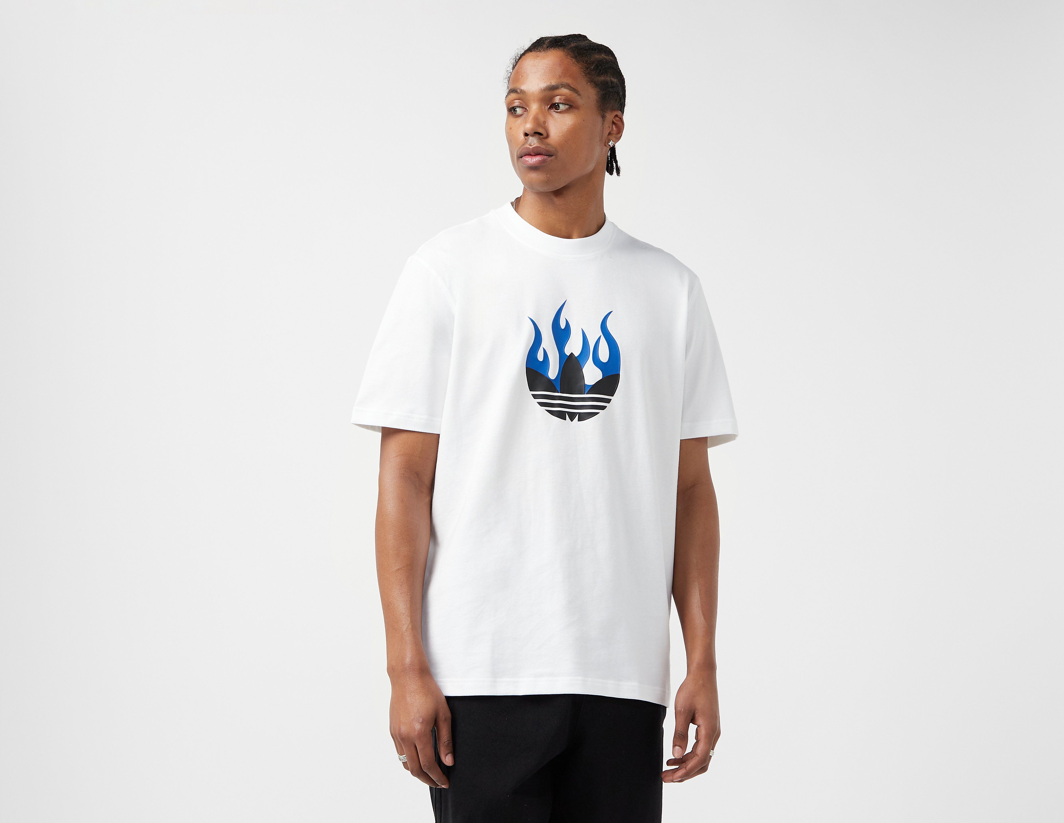 adidas Flames Logo Tee